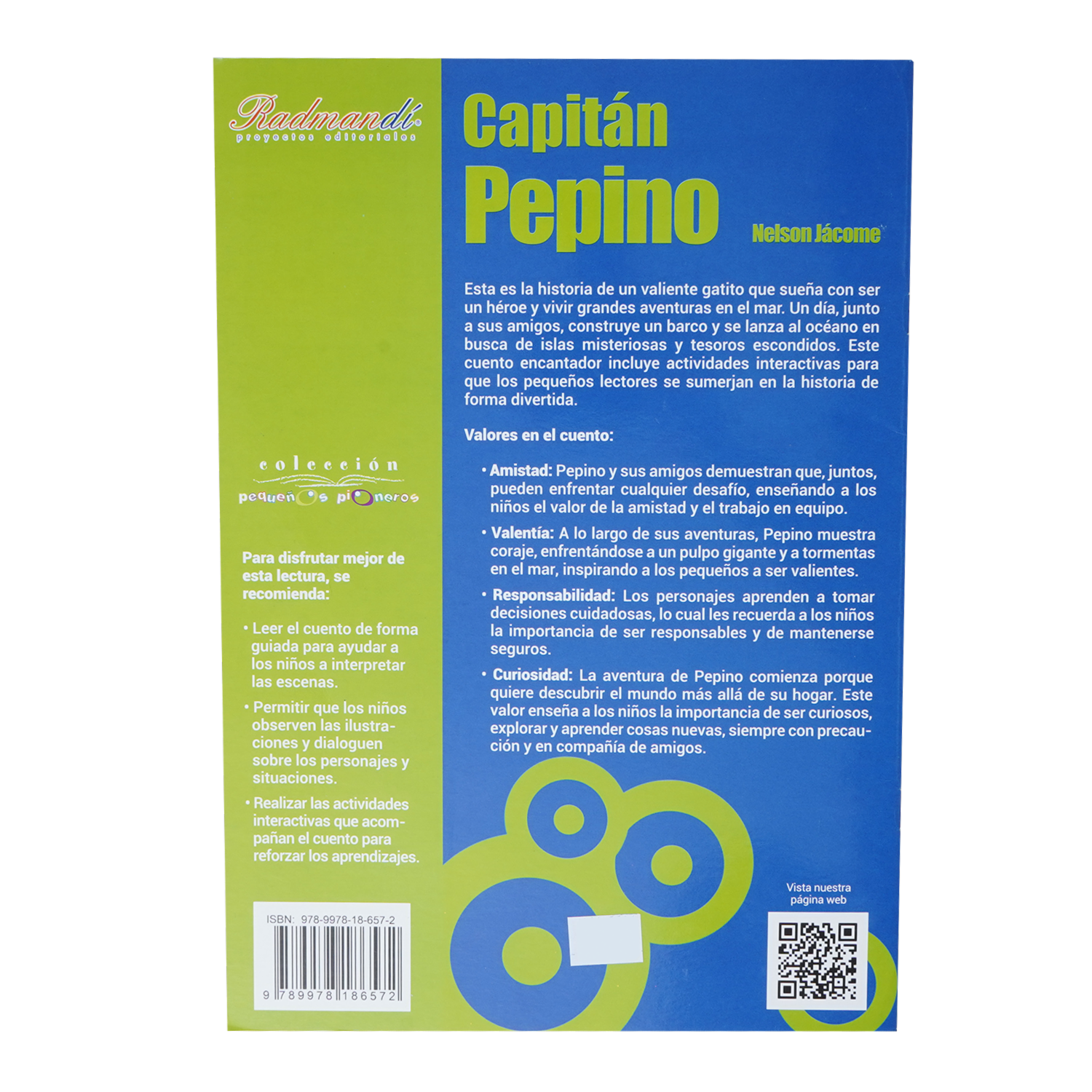 Libro Capitán Pepino RADMANDÍ 12 Páginas