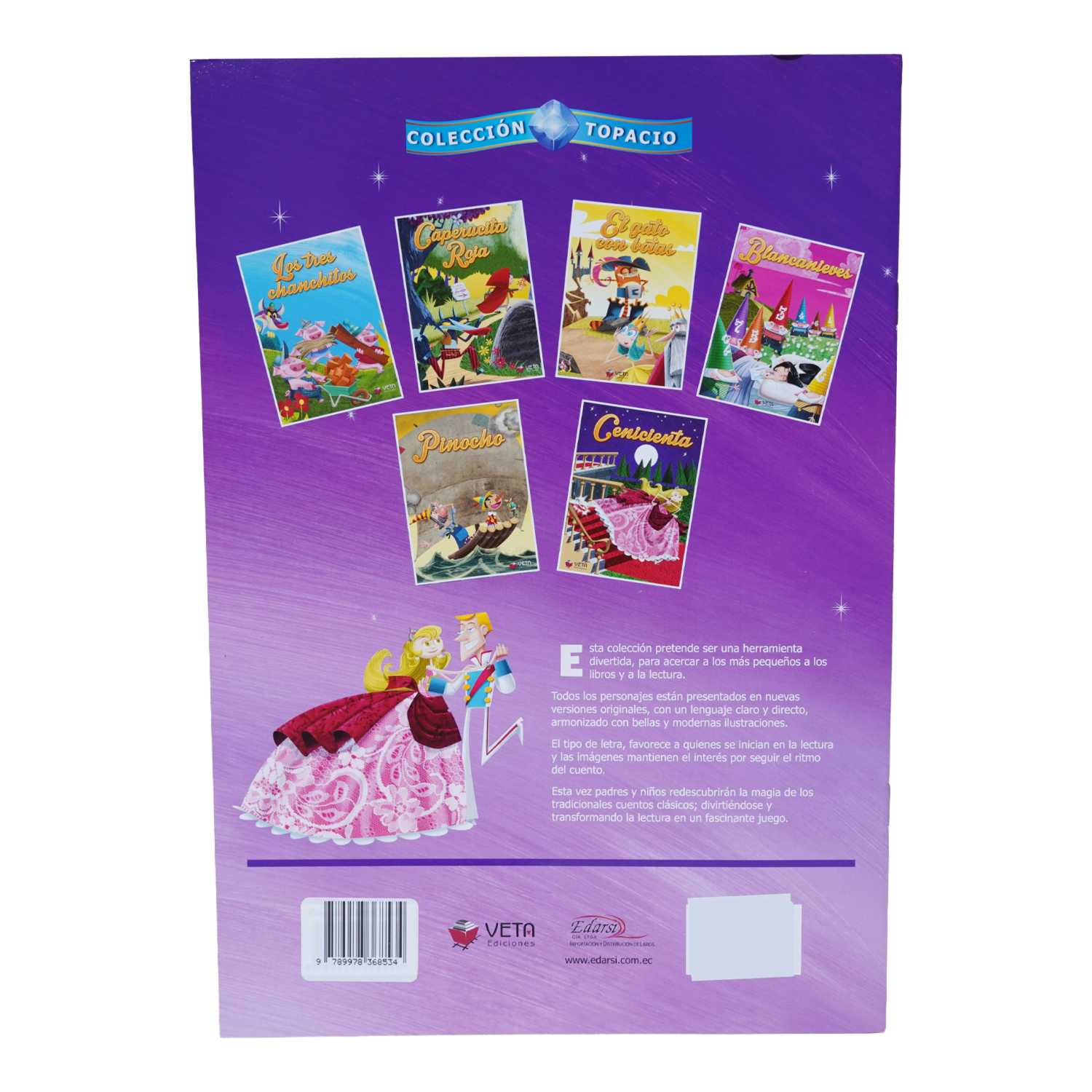 Libro Colección Cuentos Topacio 6T EDARSI 20 Páginas