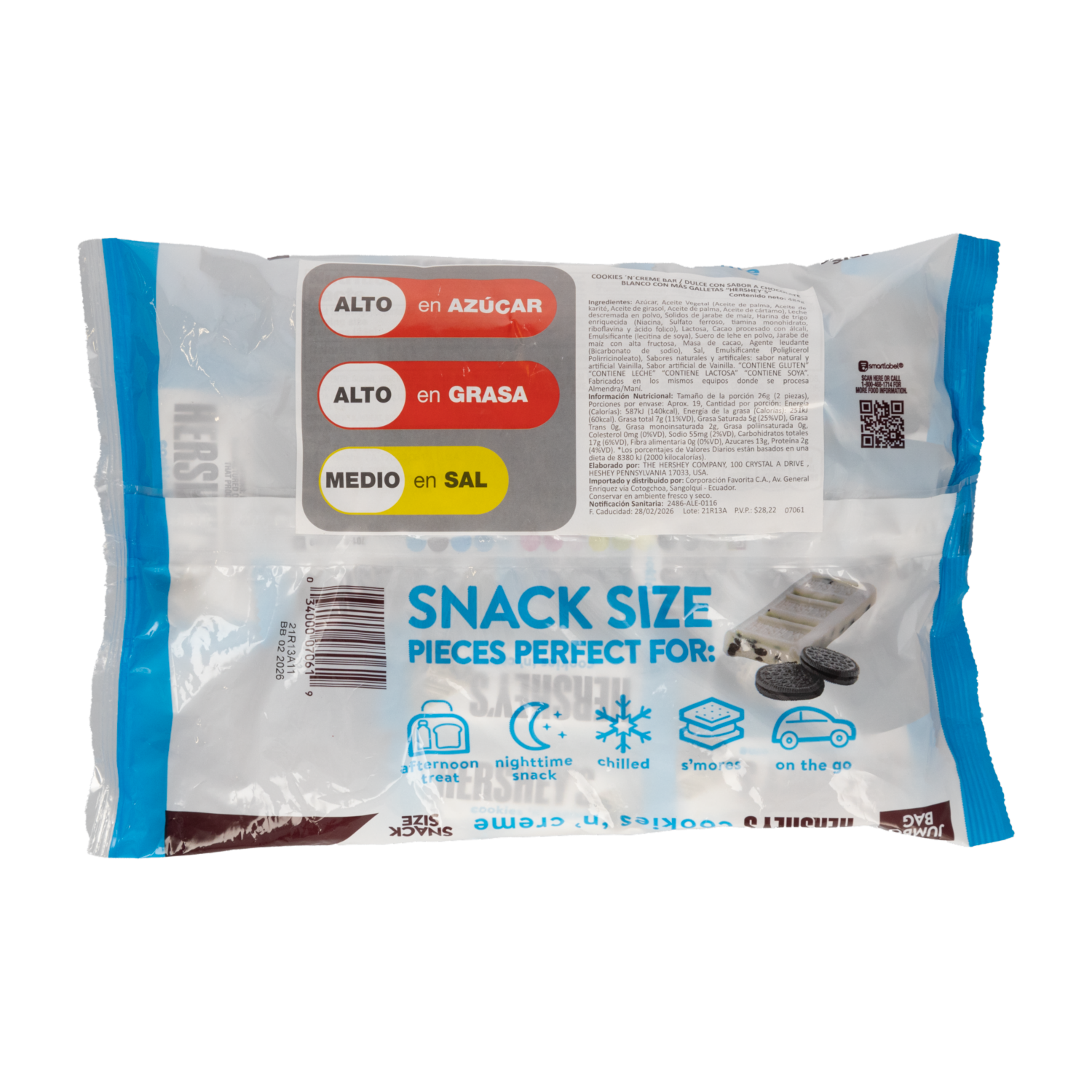 Chocolate Cookies And Cream HERSHEY’S 484 G