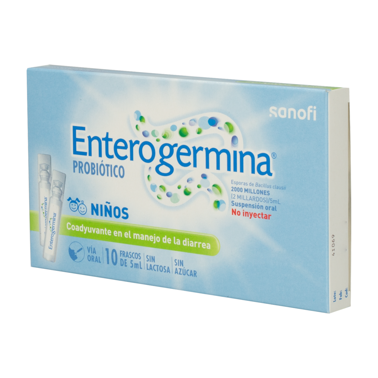 Probiótico Sin Lactosa ENTEROGERMINA 50 Ml