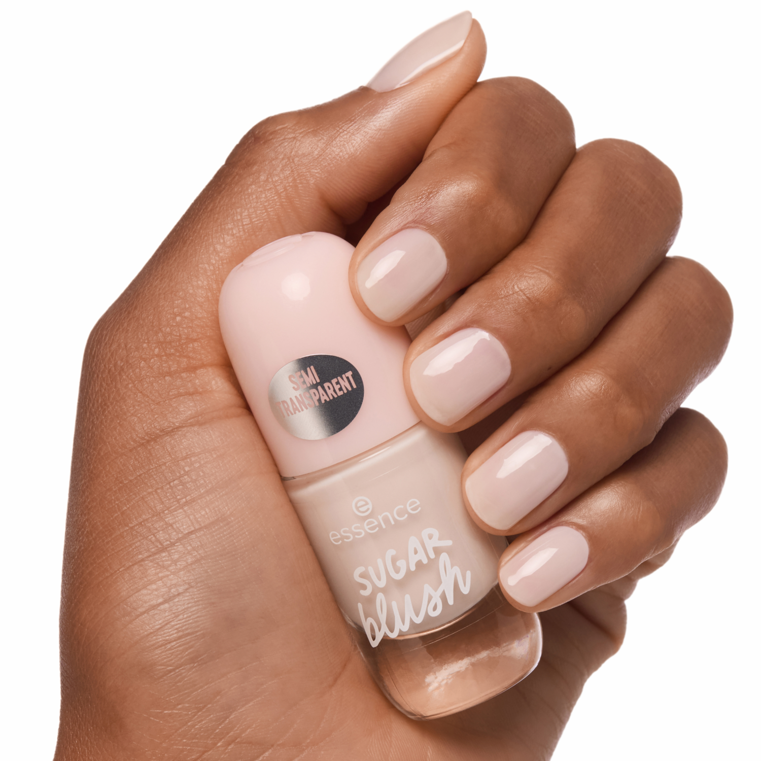 Esmalte De Uñas Gel Nail Colour Semi Transparente Sugar Blush ESSENCE 8 Ml