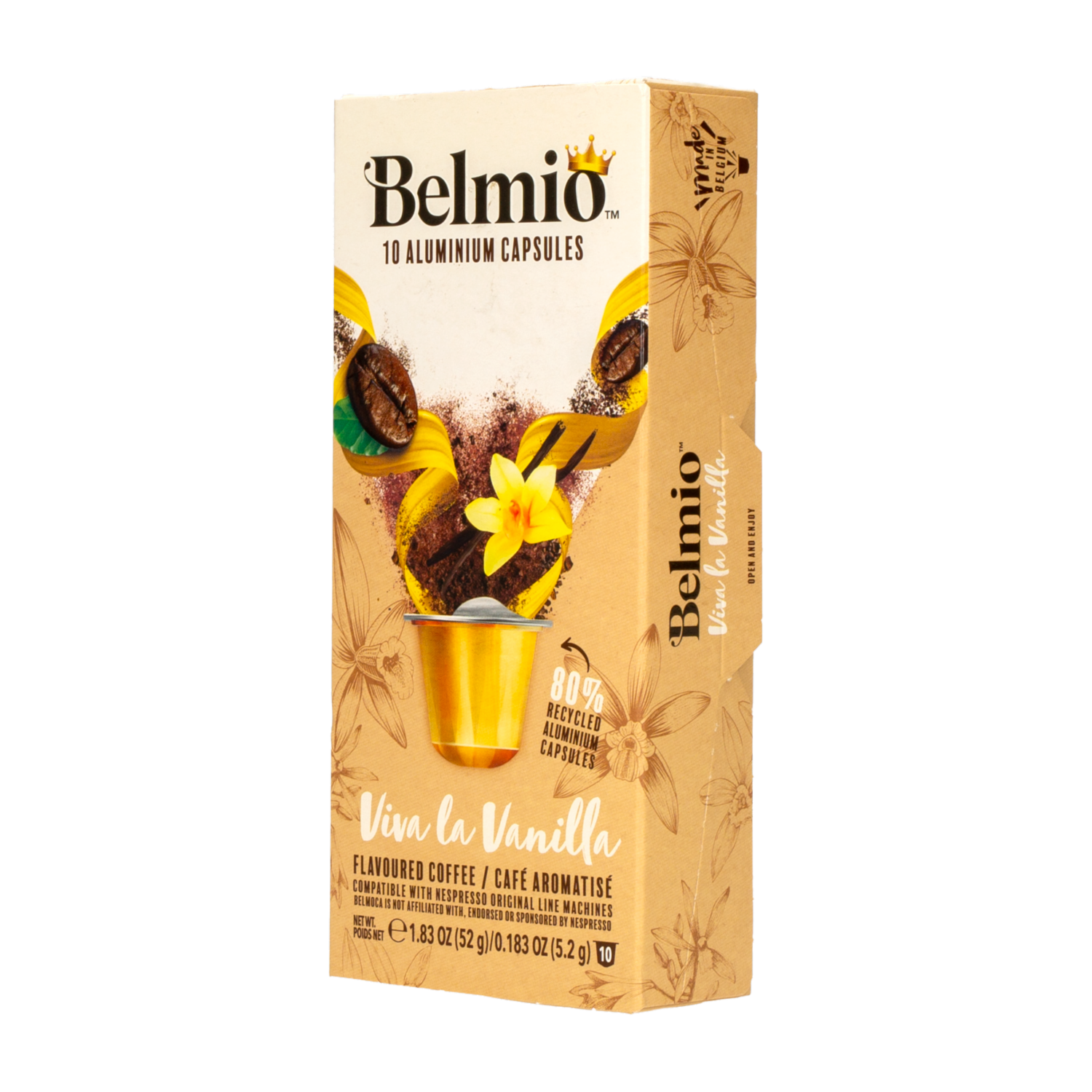 Café En Cápsulas Sabor A Vainilla BELMIO 52 G