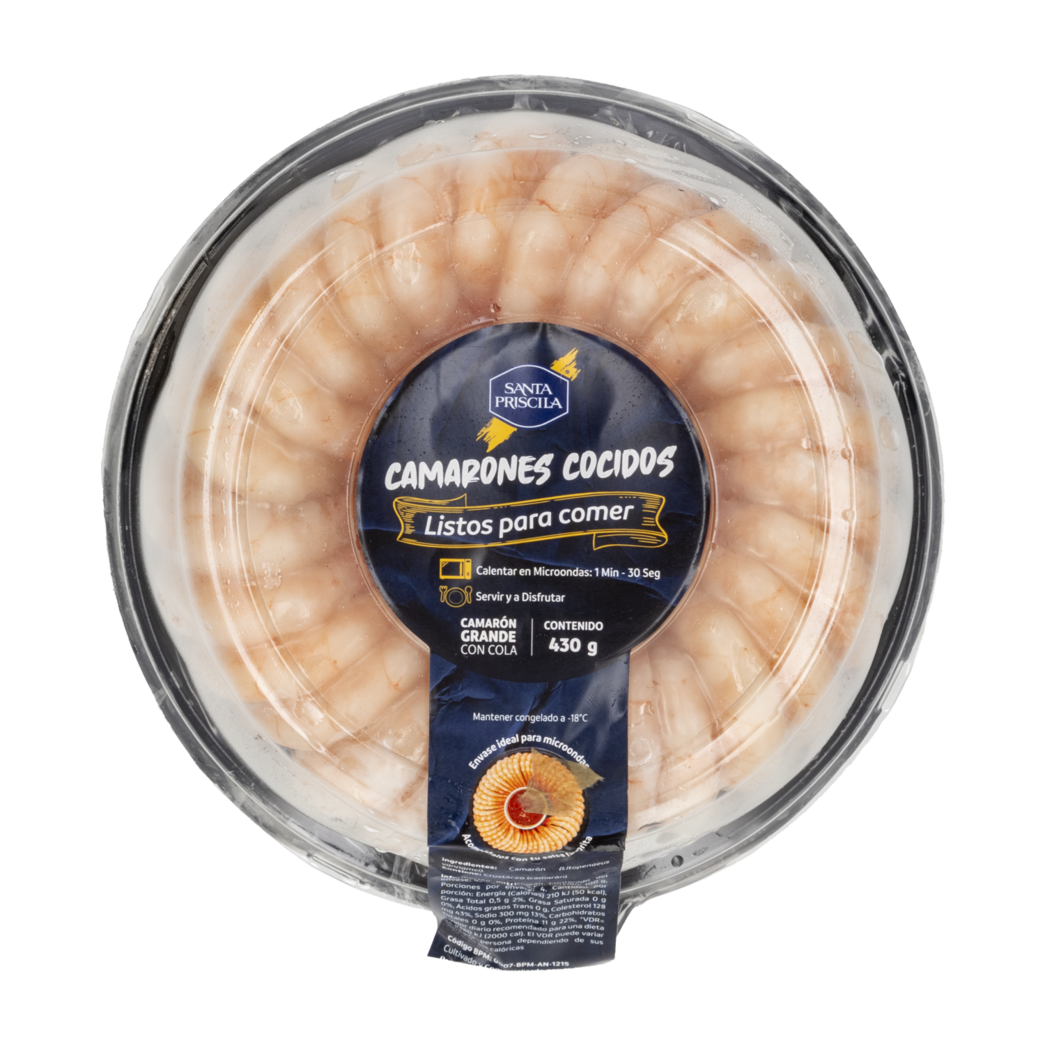 Camarones Cocidos SANTA PRISCILA 430 G