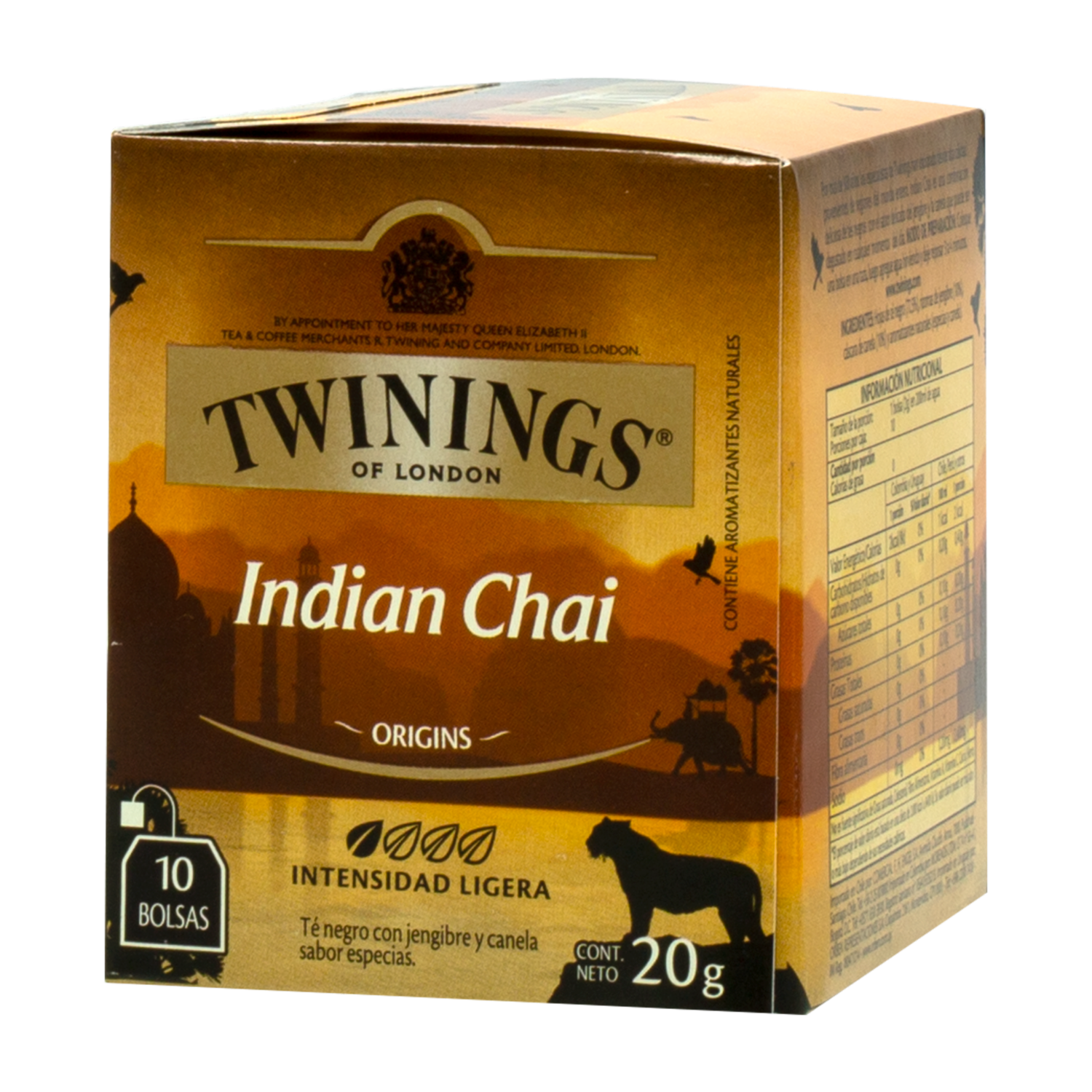 Té Indian Chai TWININGS 20 G