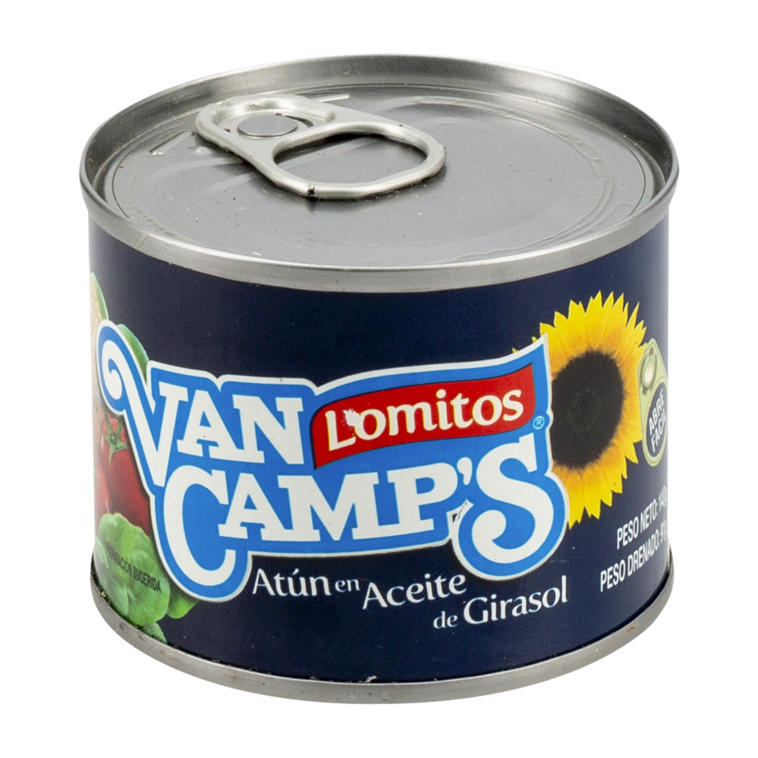 Atún Lomitos En Aceite De Girasol Con Abre Fácil VAN CAMP´S 140 G