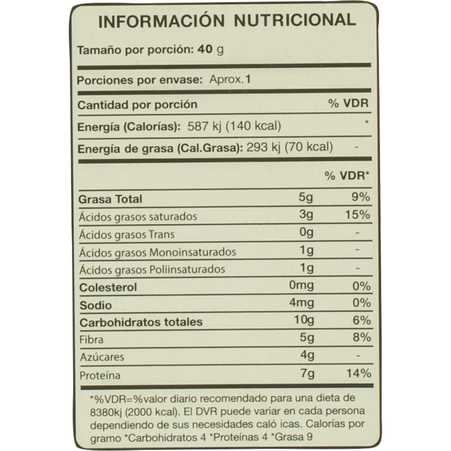 Barra Energética De Arándanos ARTESANO 200 G
