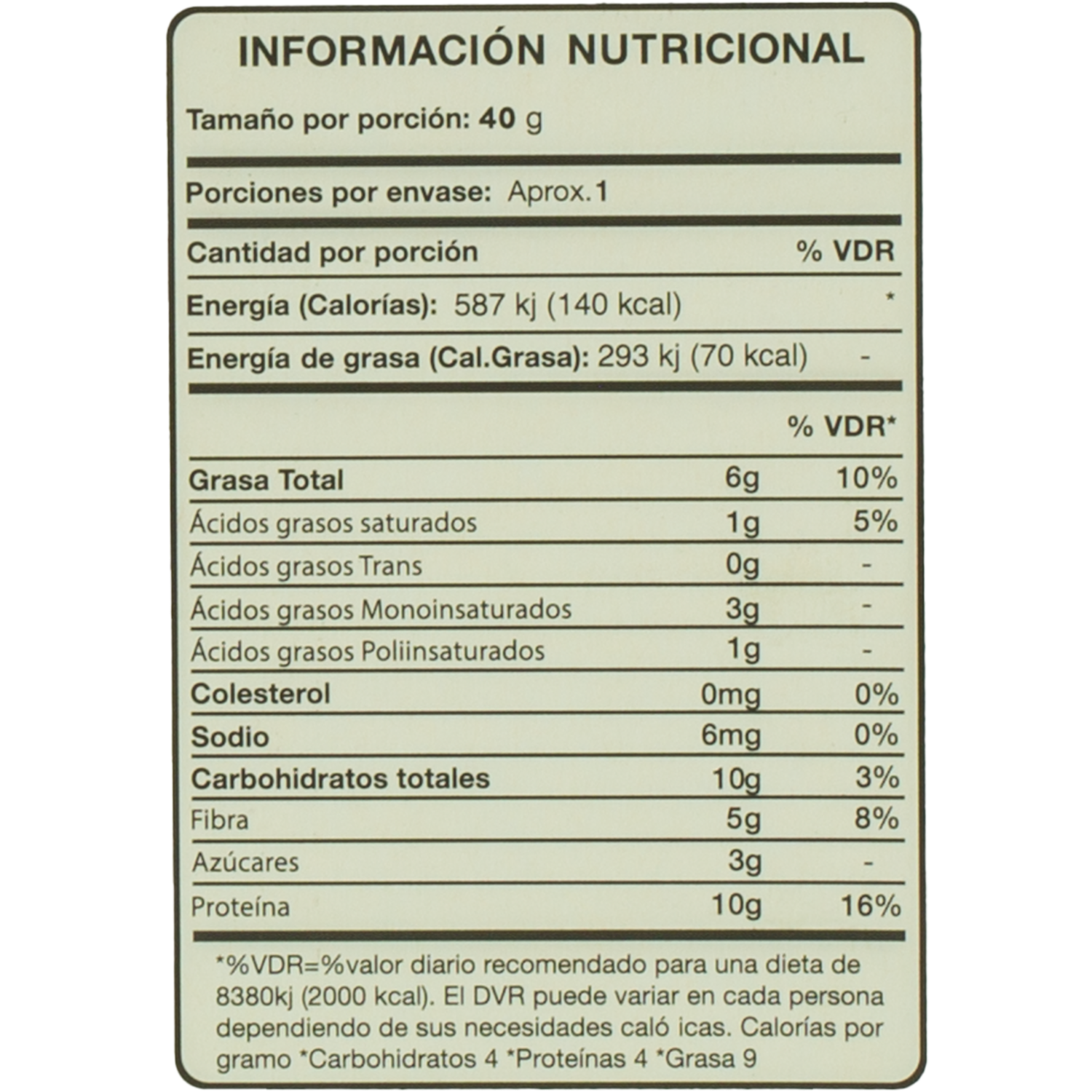 Barra Energética De Maní Y Almendras ARTESANO 200 G