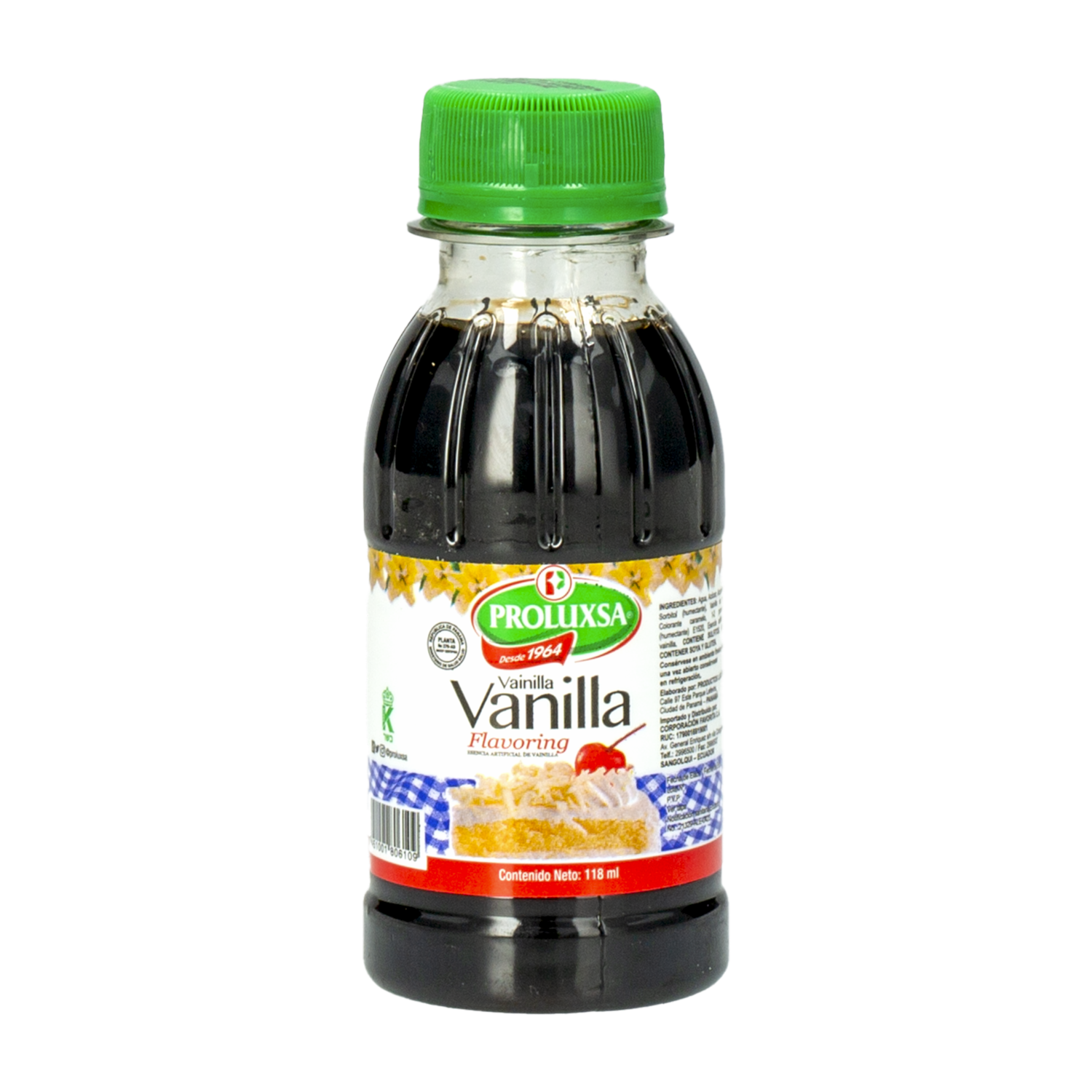 Esencia De Vainilla Artificial PROLUXSA 118 Ml