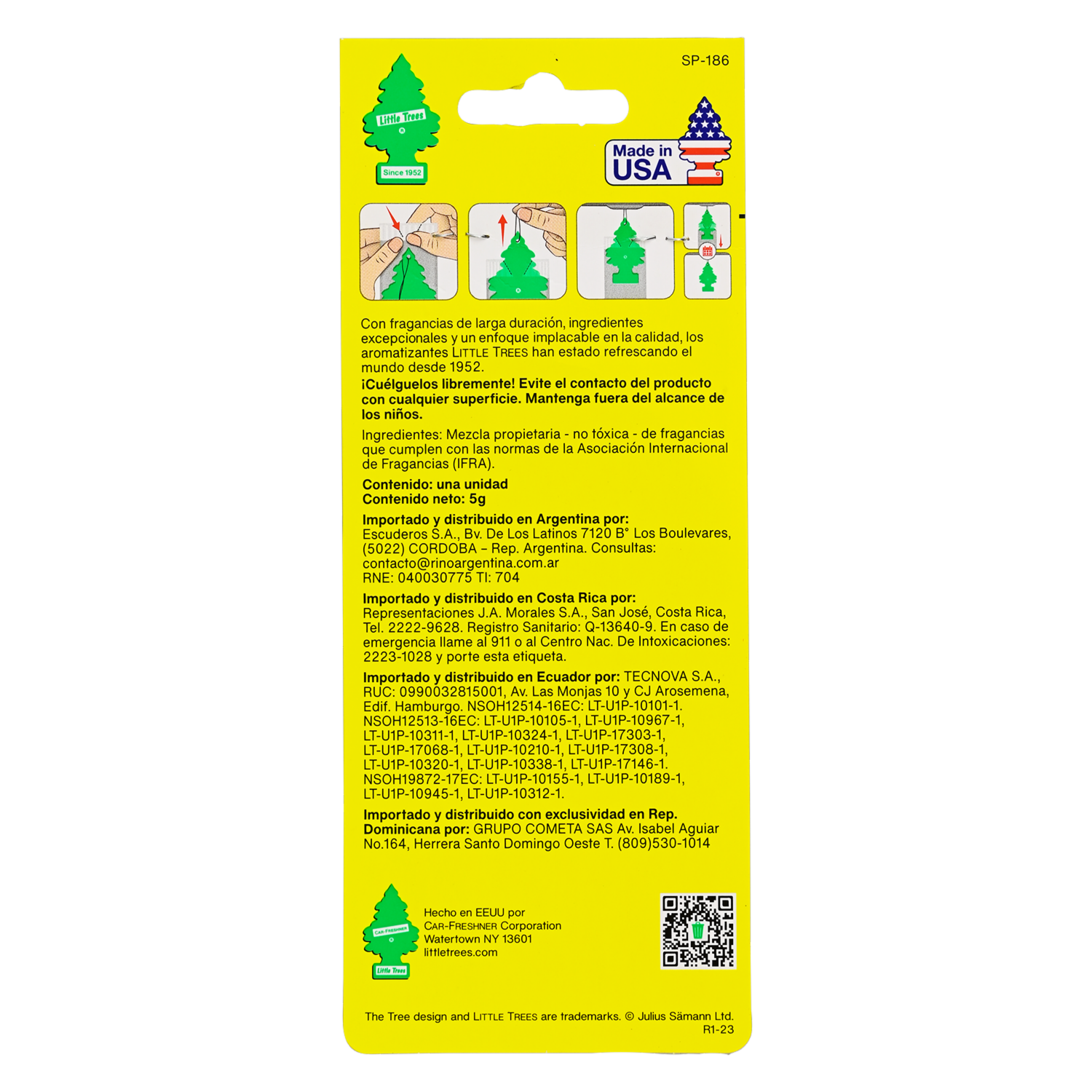 Ambiental Para Auto Vainilla Pride LITTLE TREES Unidad