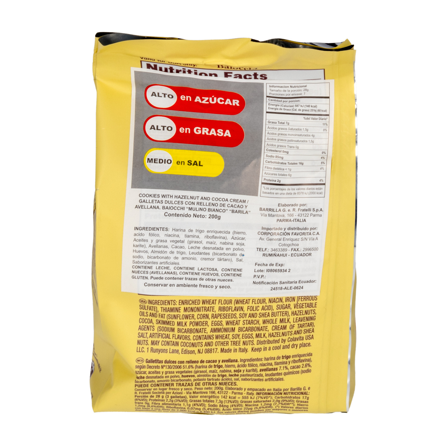 Galletas Dulces Avellana Y Cacao BARILLA 200 g
