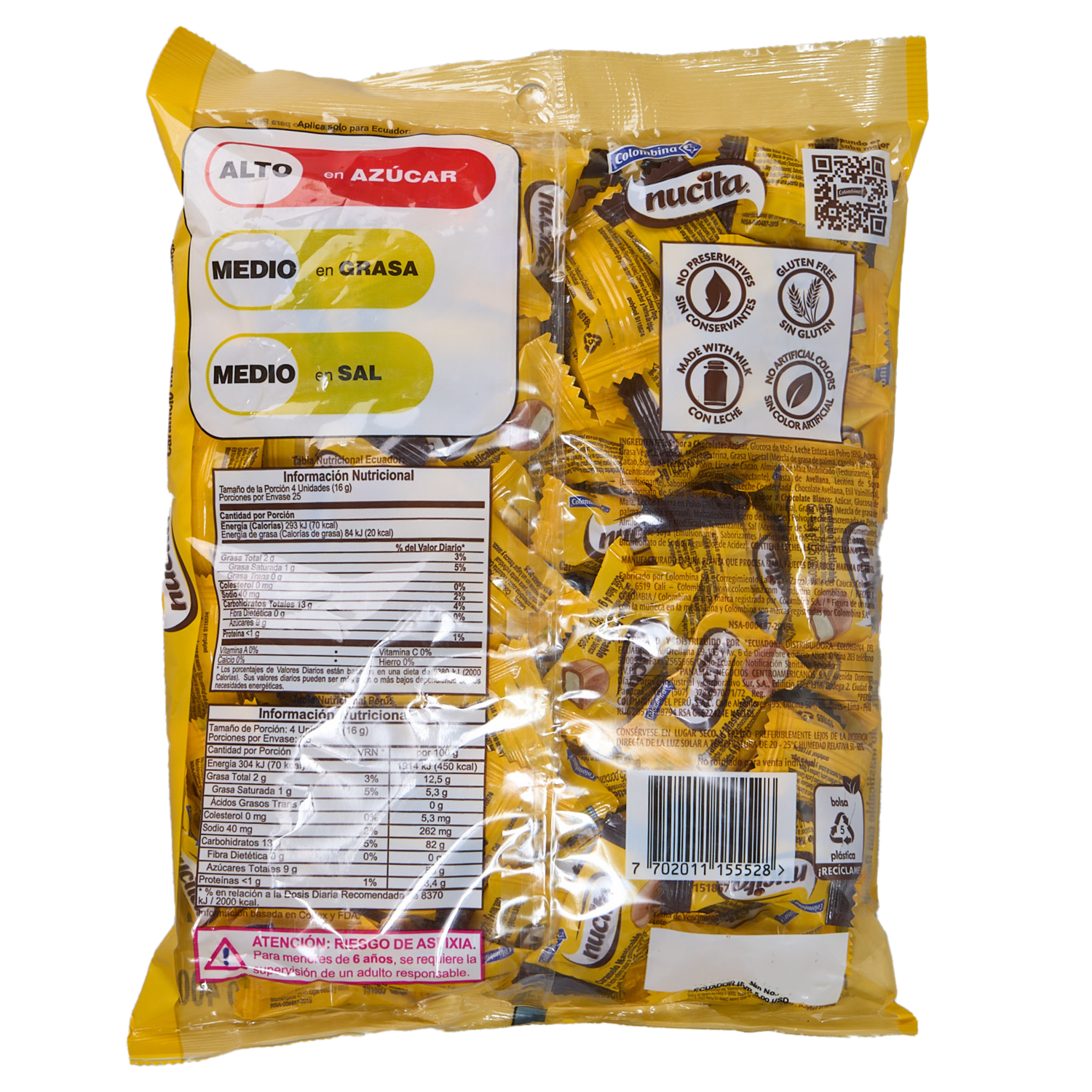 Caramelos Masticables Con Relleno De Avellana NUCITA 400 G
