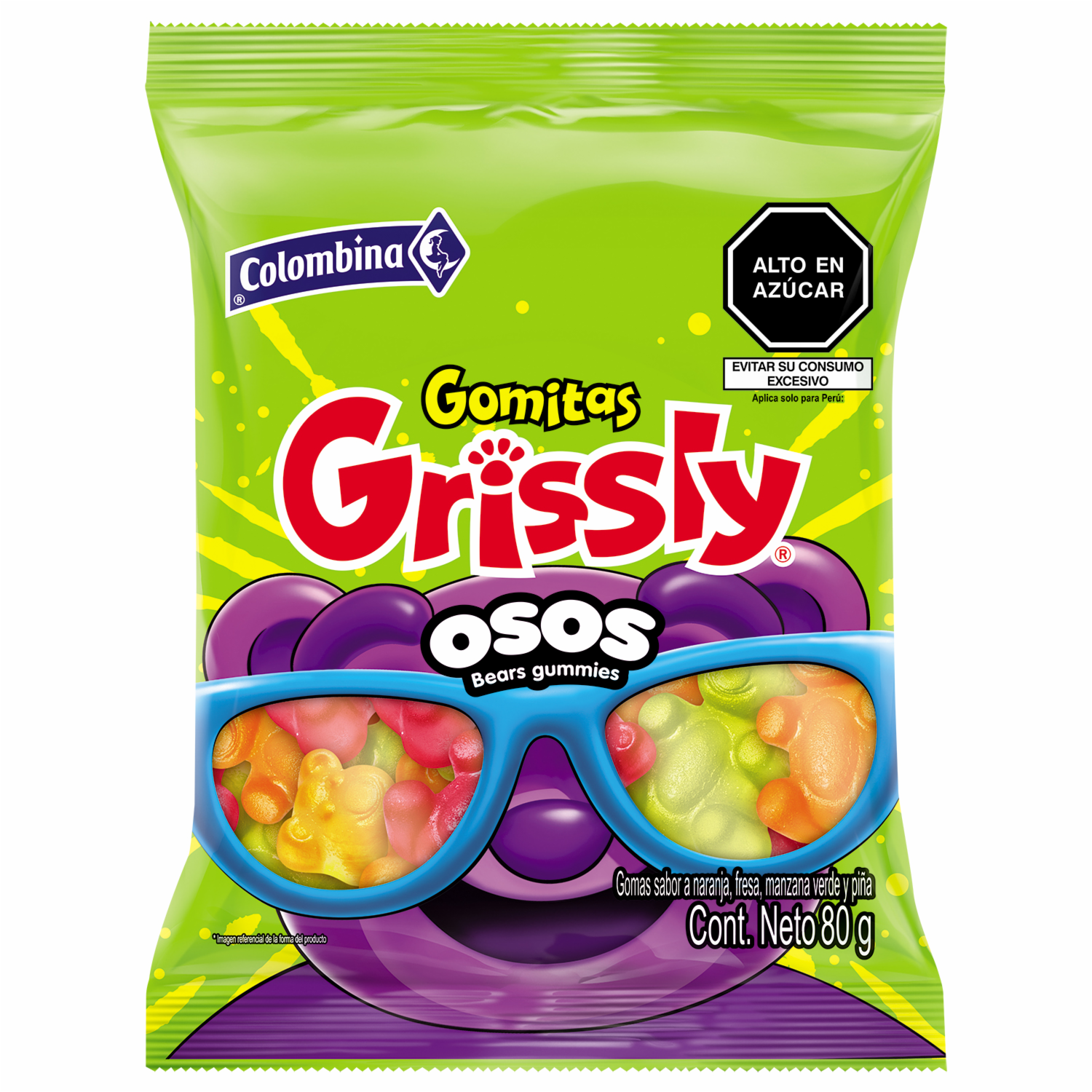 Gomitas Osos GRISSLY 80 G