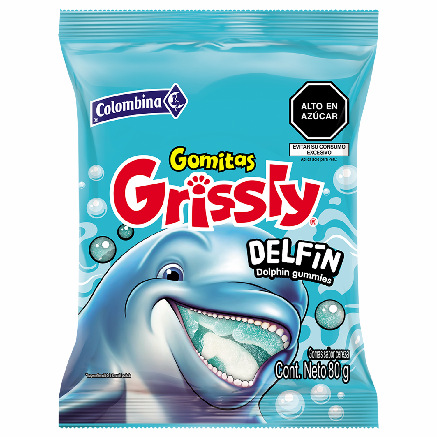 Gomitas Delfin GRISSLY 80 G