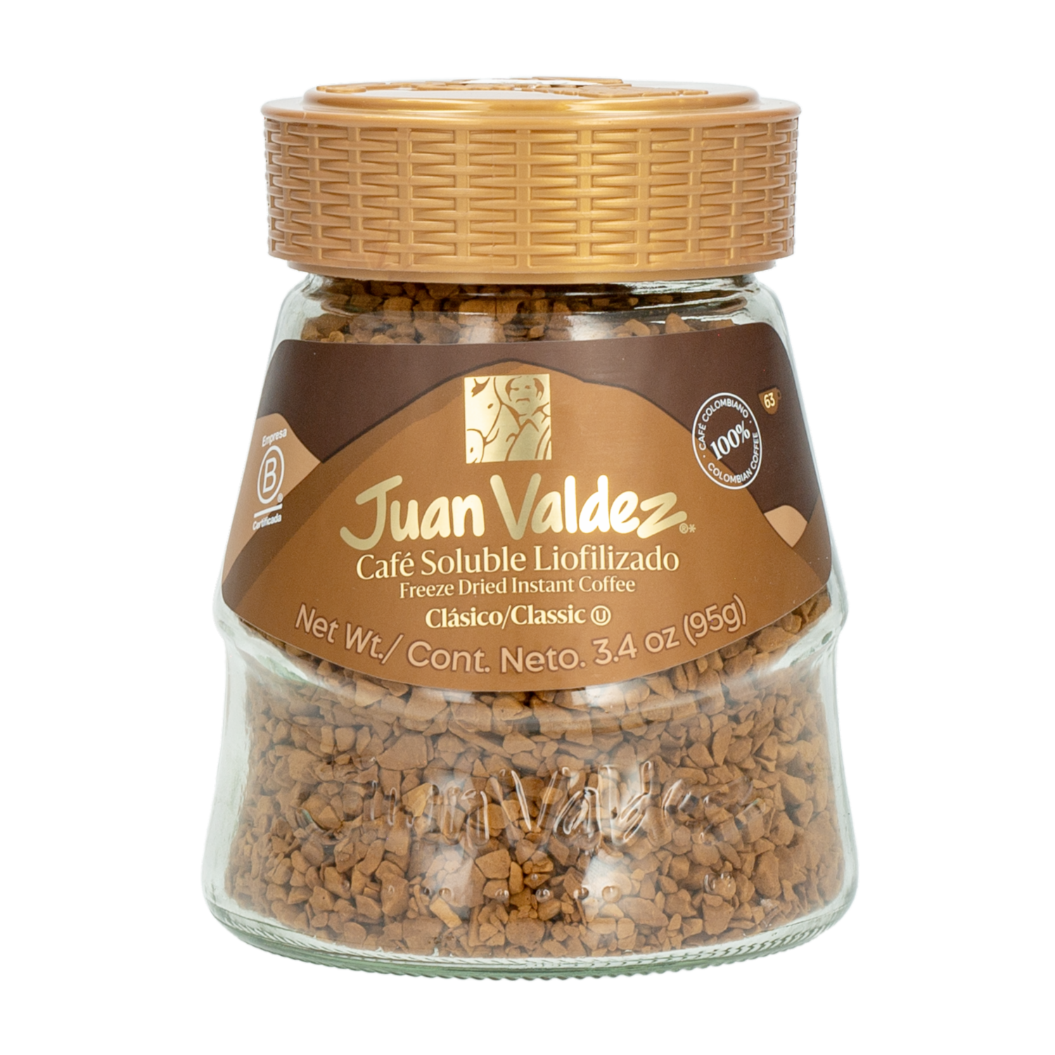 Café Instantáneo Liofilizado JUAN VALDEZ 95 G