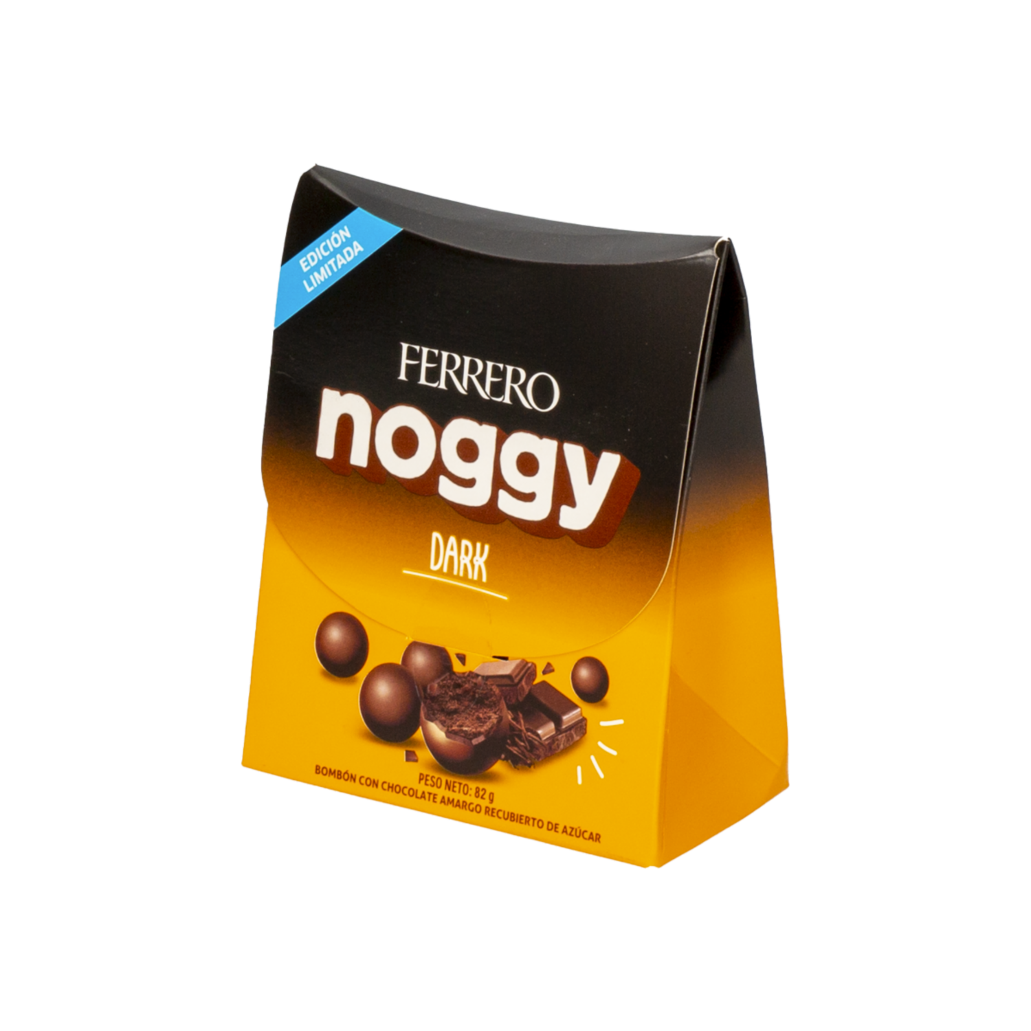 Bombones De Chocolate Amargo Dark Recubierto De Azúcar NOGGY 82 G