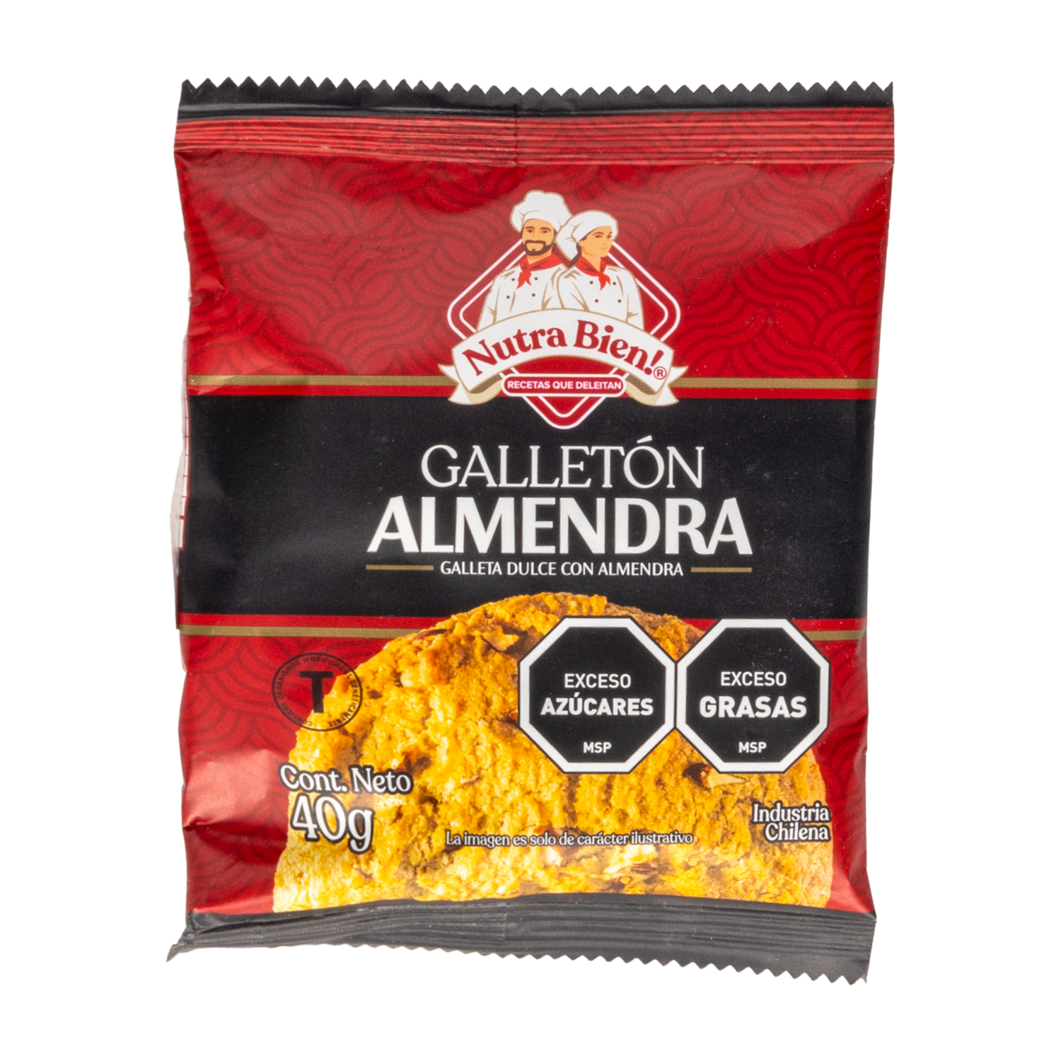 Galleta Dulce Con Almendras NUTRA BIEN 40 G