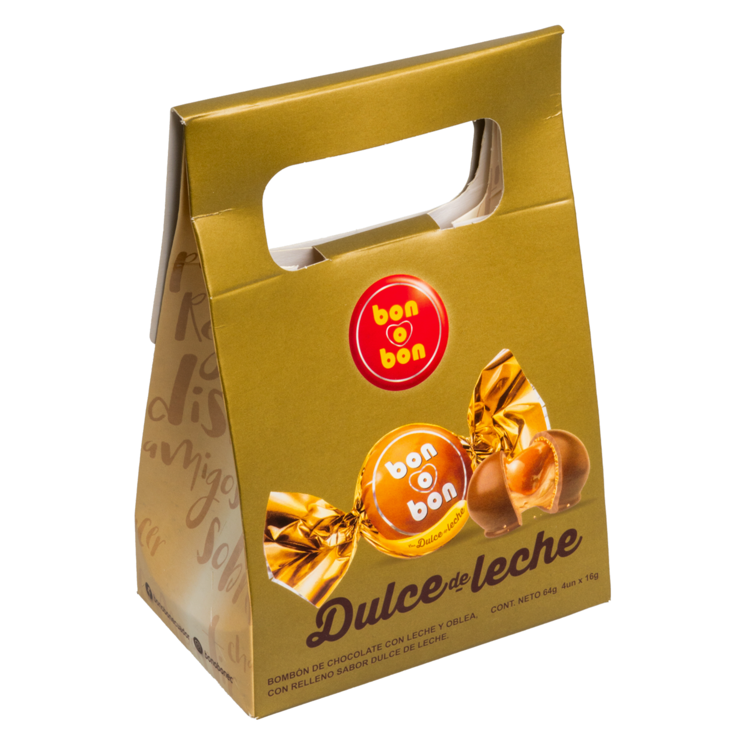 Chocolate Con Dulce De Leche BON O BON 64 G