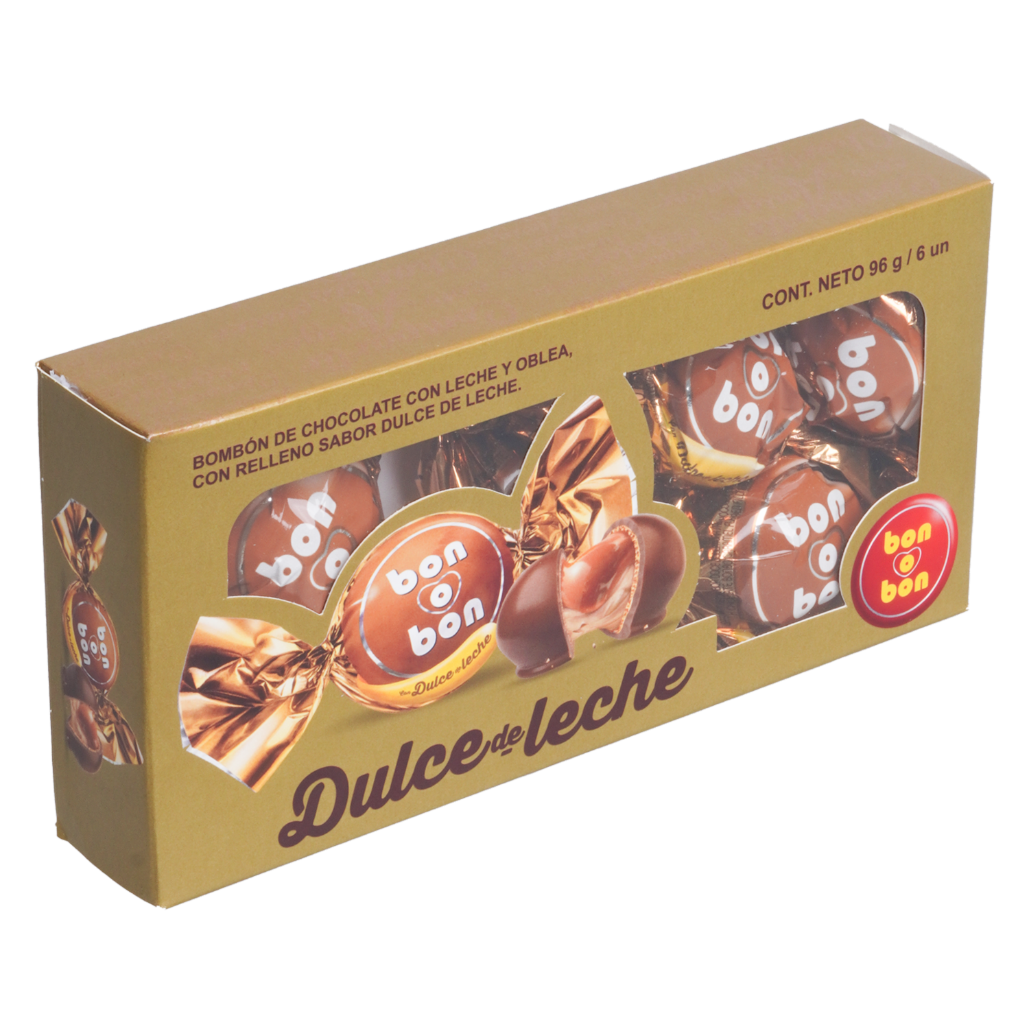 Chocolate Con Dulce De Leche BON O BON 96 G
