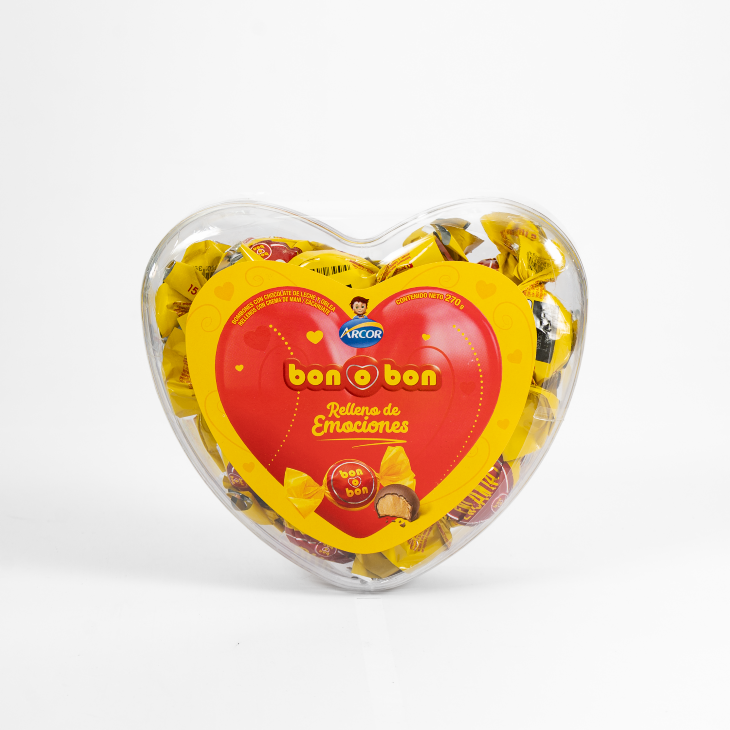 Chocolate Bon O Bon En Corazón ARCOR 270 G