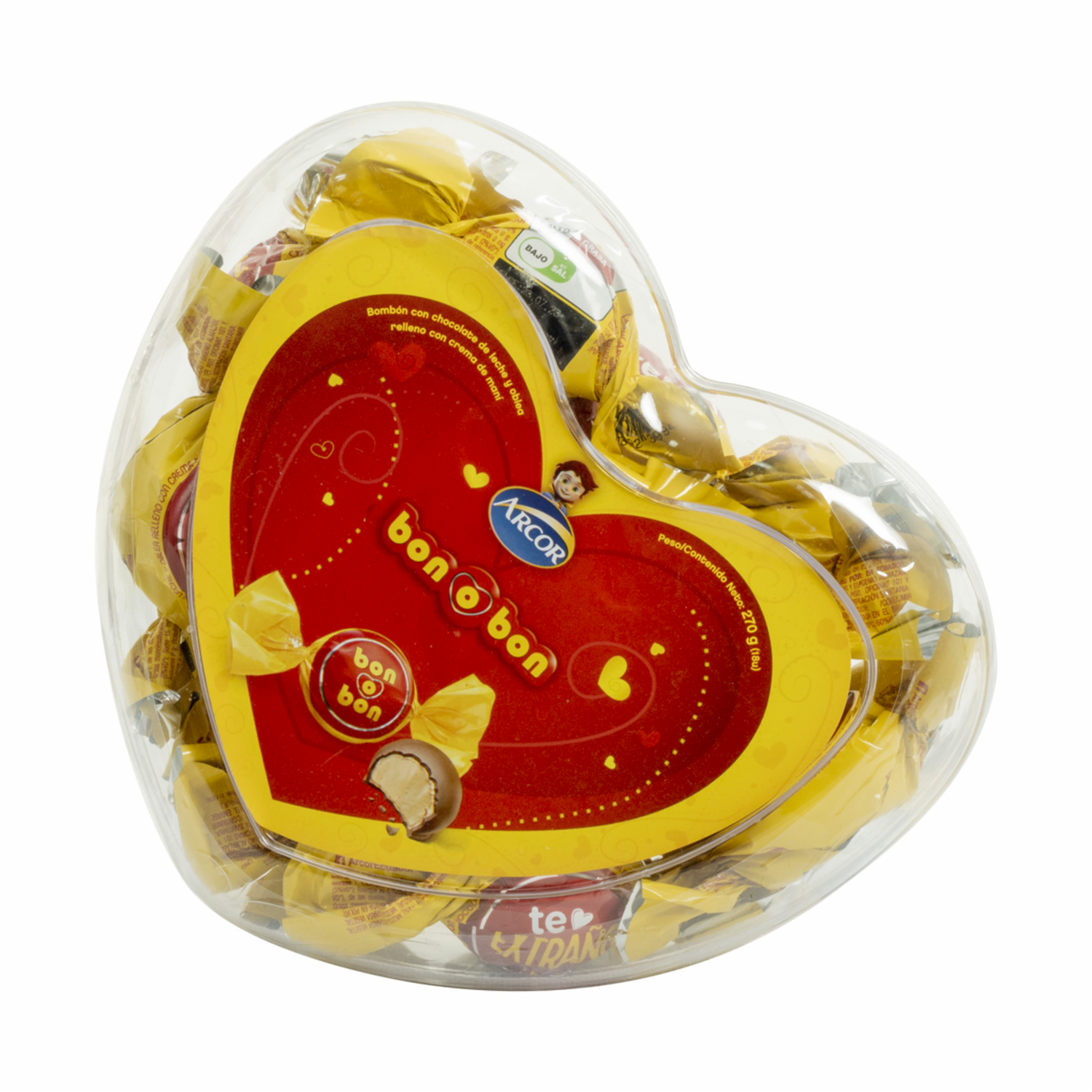 Chocolate Bon O Bon En Corazón ARCOR 270 G