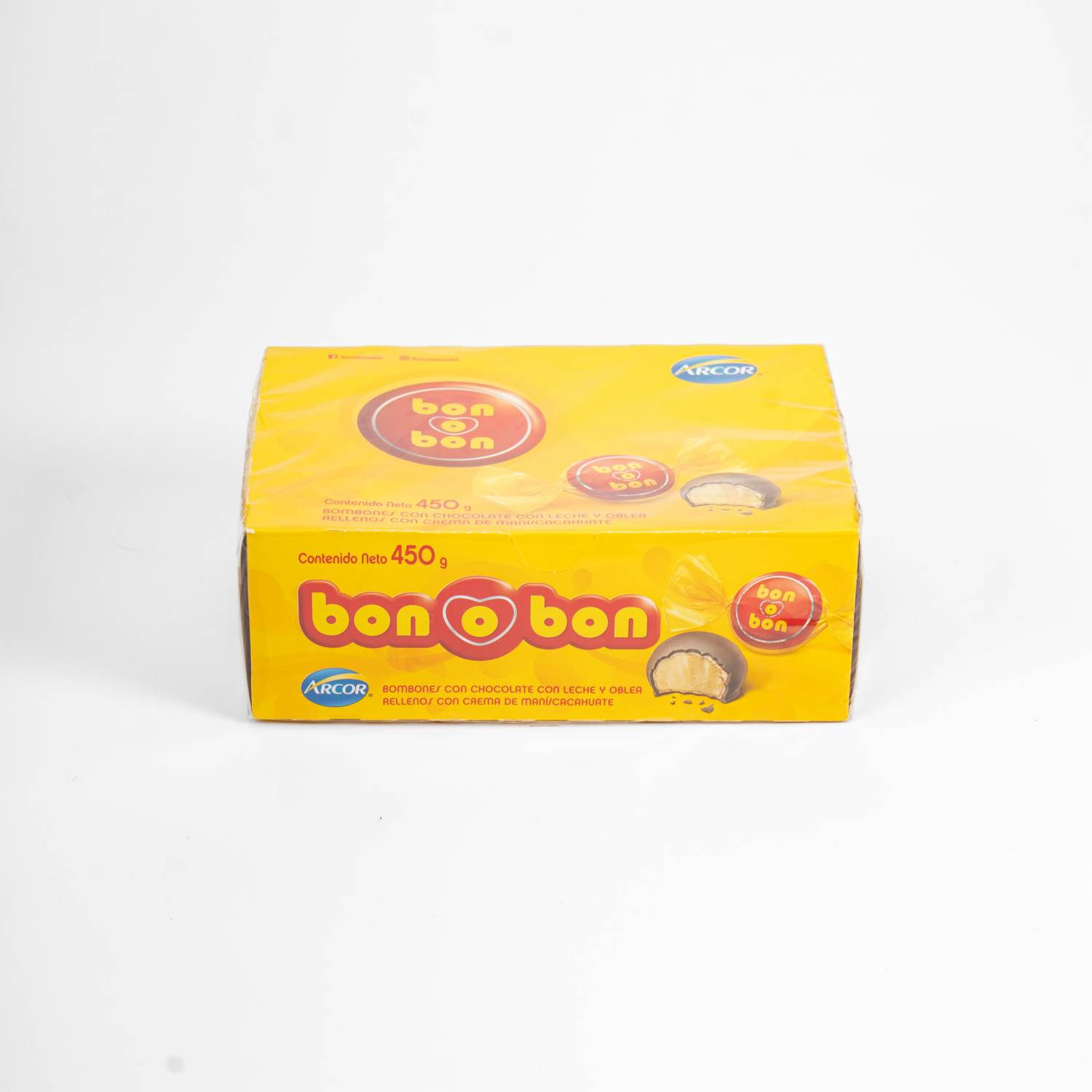 Chocolate Bon O Bon Con Leche ARCOR 450 G