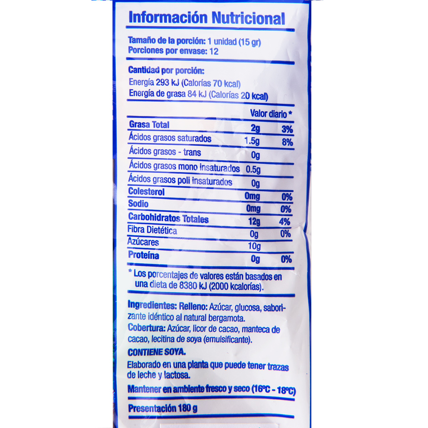 Bombones Rellenos Amelcochados BIOS 180 G