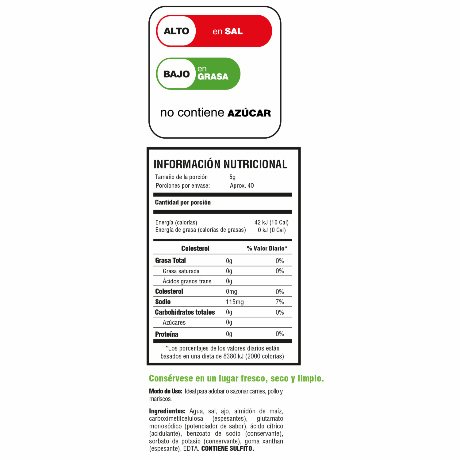 Ajo En Pasta EL SABOR Doypack 200 G
