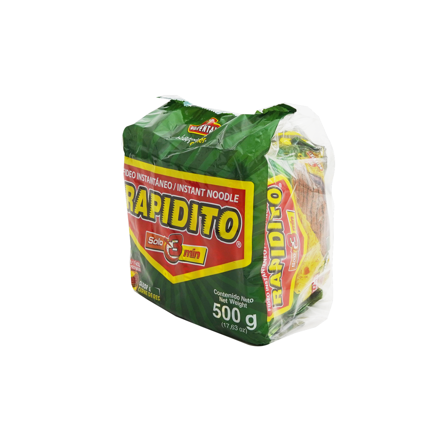 Fideo Instantáneos Rapidito Sabor A Carne ORIENTAL 500 G