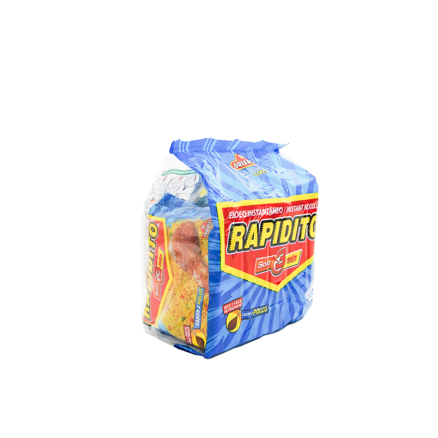 Fideo Instantáneos Rapidito Sabor A Pollo ORIENTAL 500  G