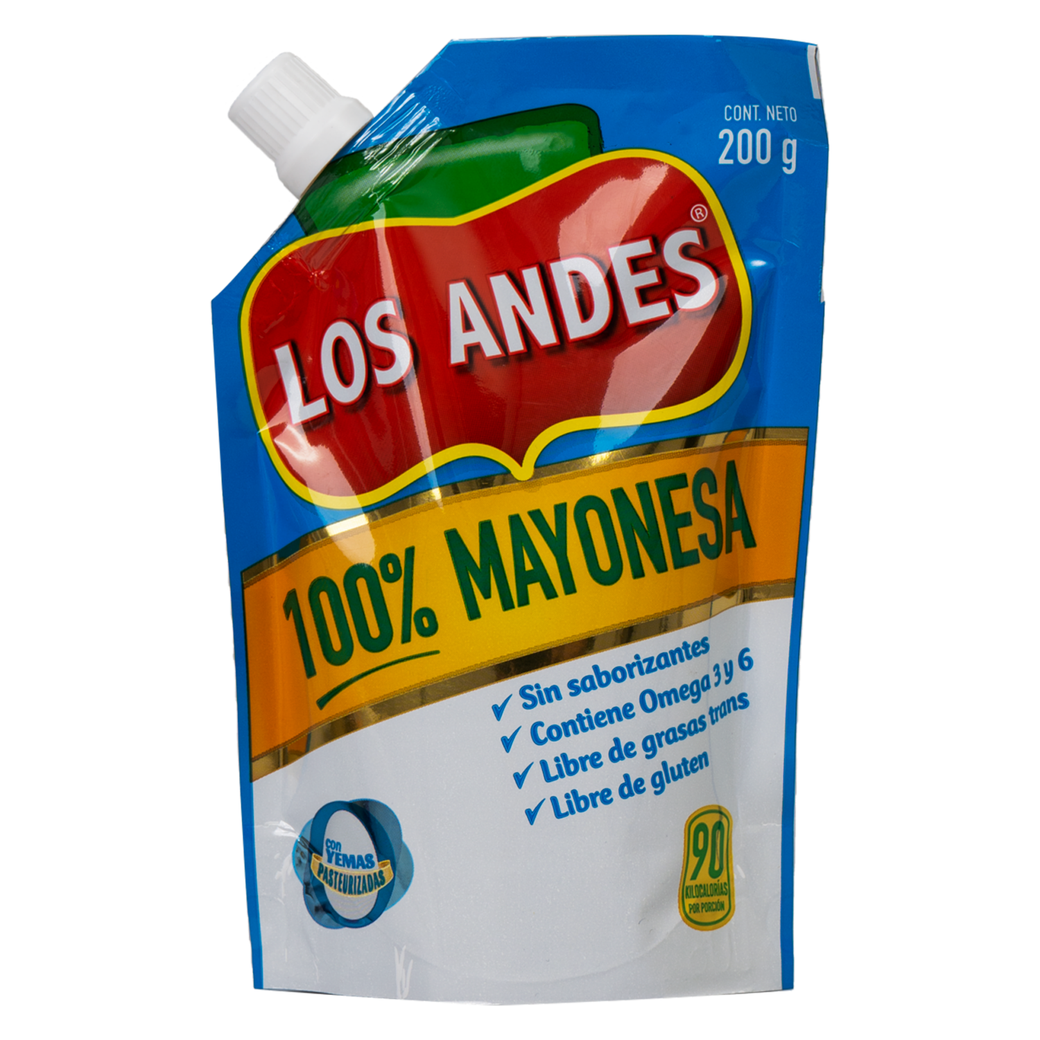 Mayonesa Natural Econopack LOS ANDES 200 G