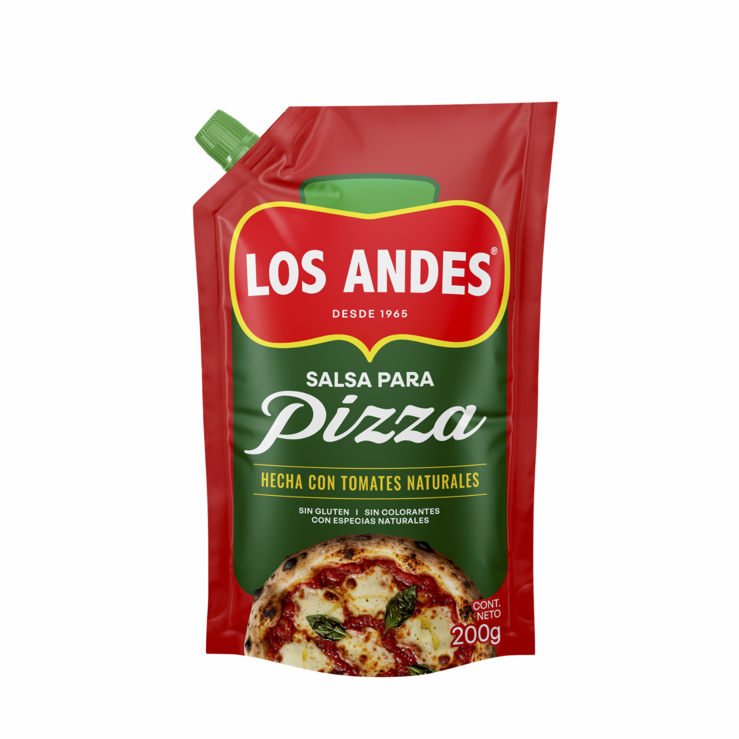 Salsa Pizza Receta Original LOS ANDES DoyPack 200 G