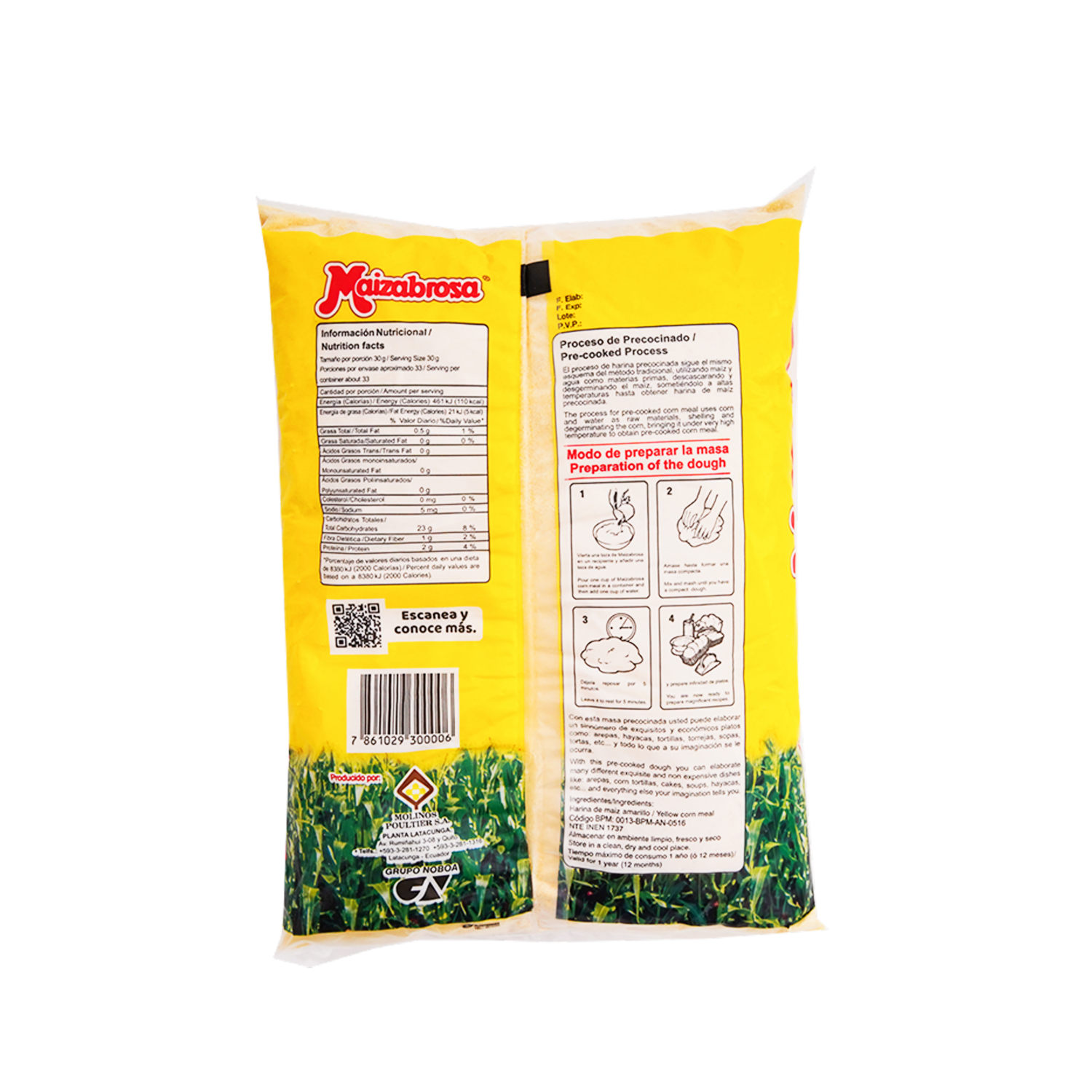 Harina De Maíz Amarilla MAIZABROSA 1000 G