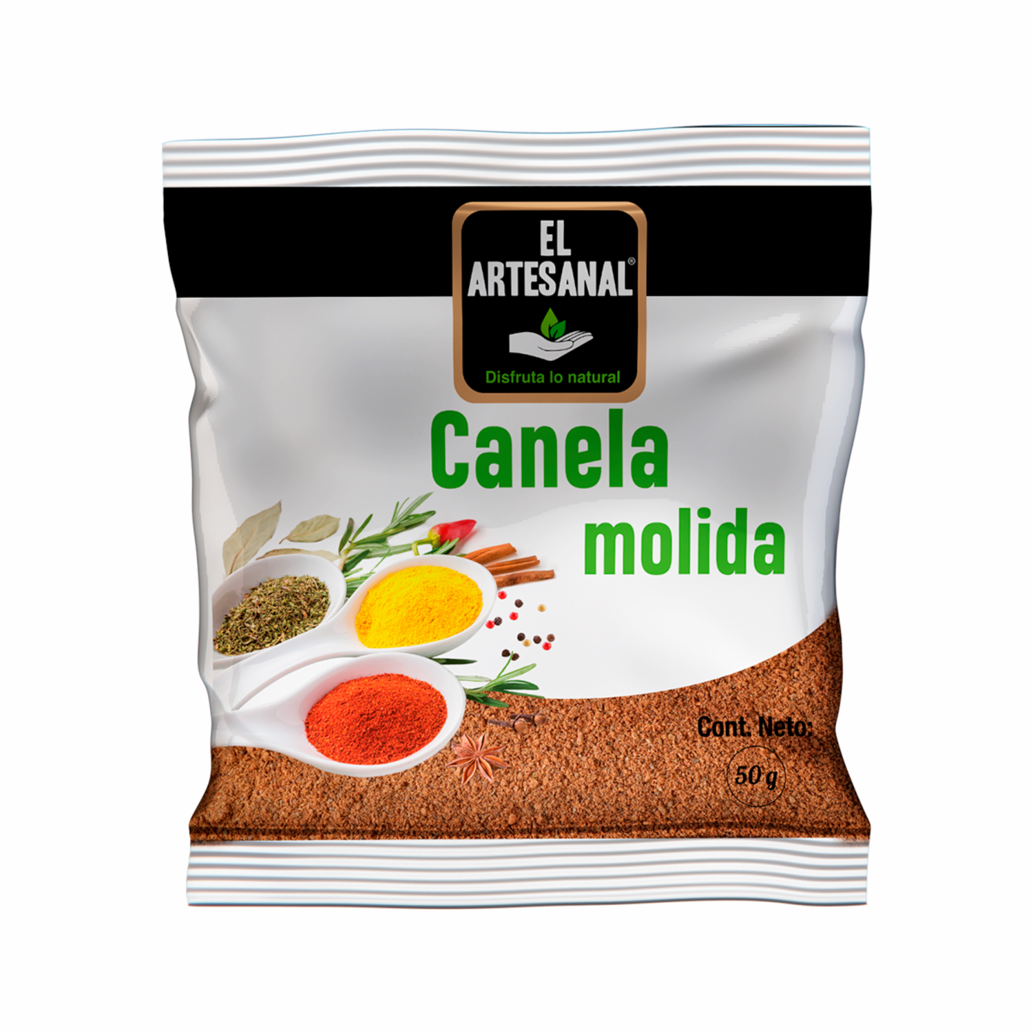 Canela Molida Funda EL ARTESANAL 50 G