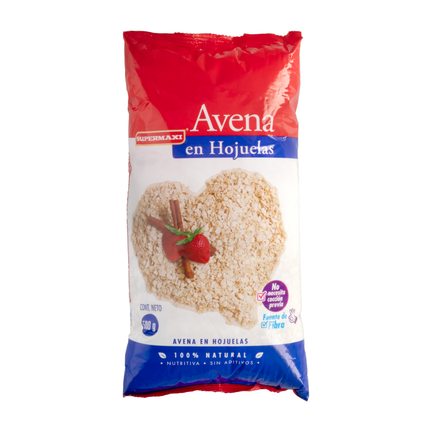 Avena En Hojuelas Natural SUPERMAXI 500 G
