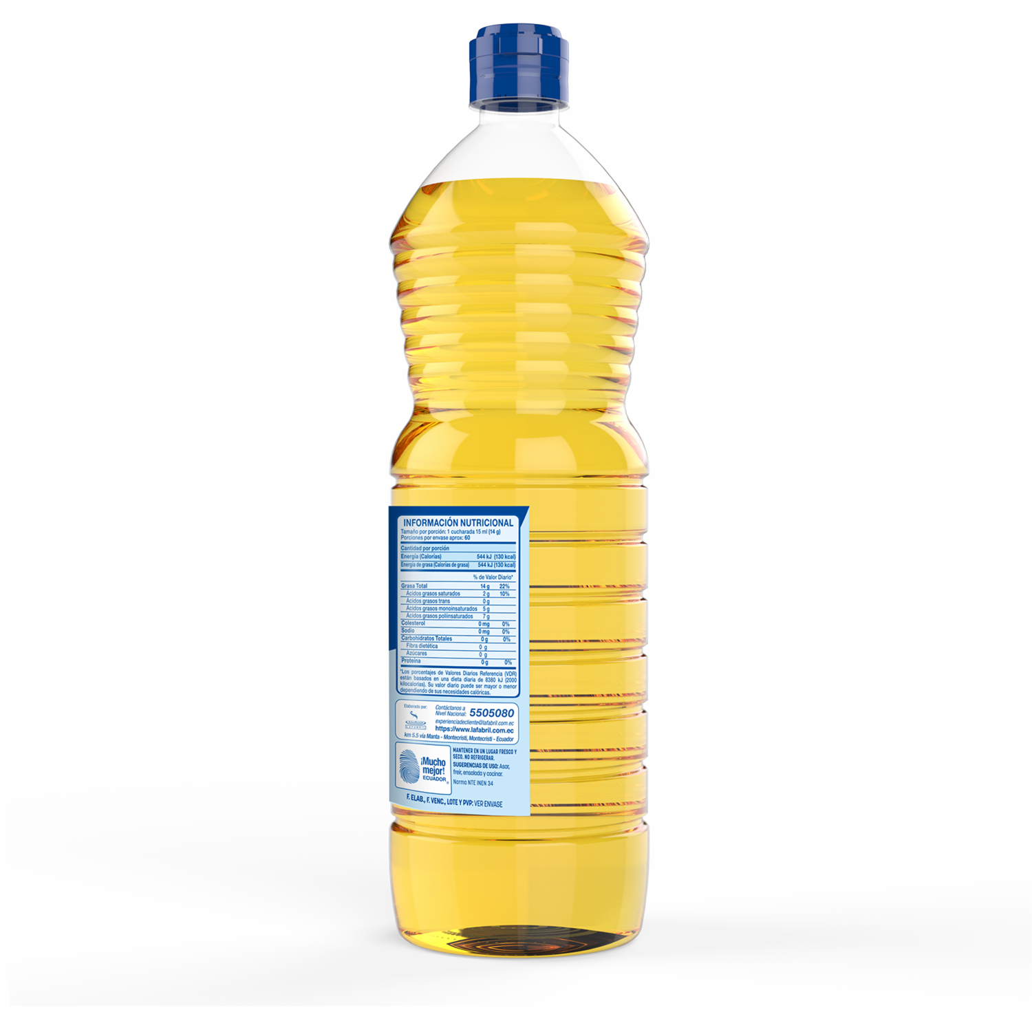 Aceite Comestible 50% Menos Grasa Saturada LA FAVORITA 900 Ml