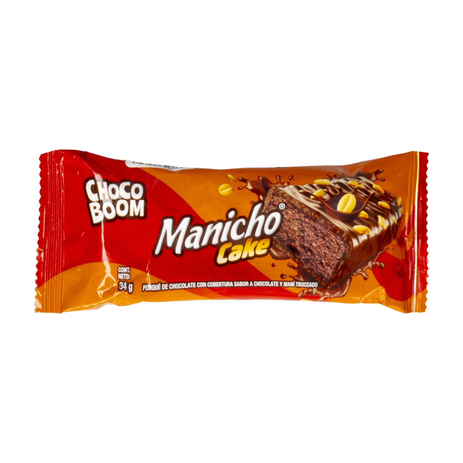 Choco Boom Ponqué De Manicho MODERNA 34 G