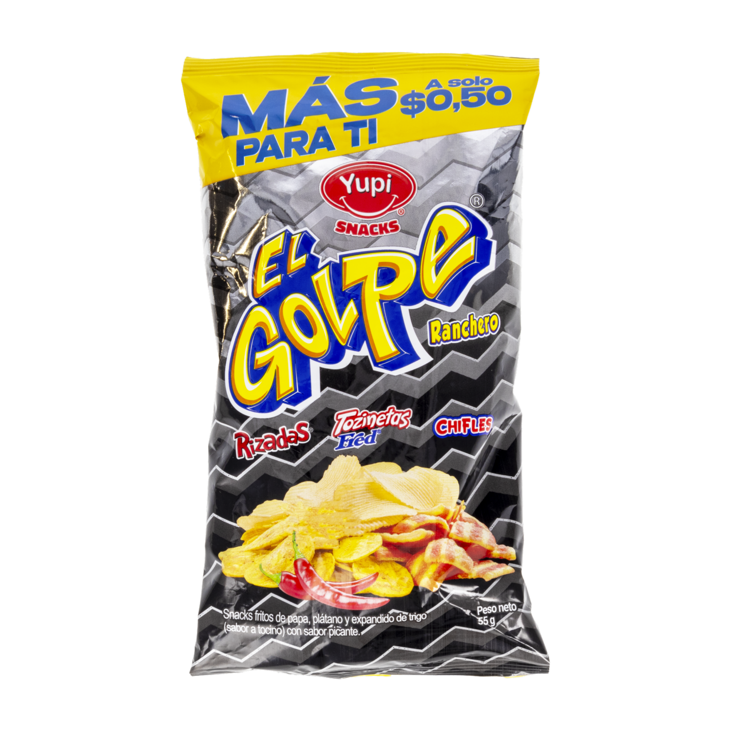 Bocaditos De Maíz Ranchero EL GOLPE 55 G