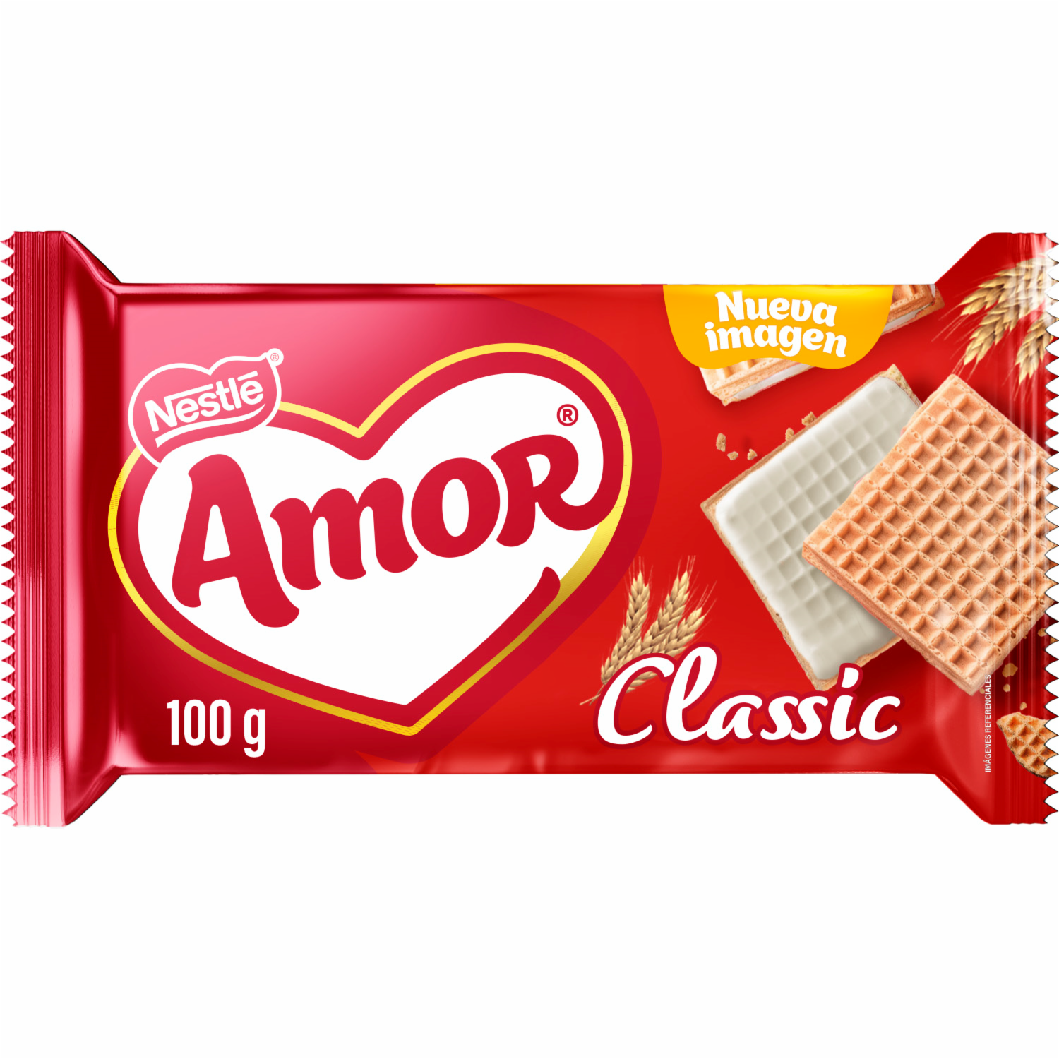 Galletas Dulces Waffer Clásica AMOR 100 G