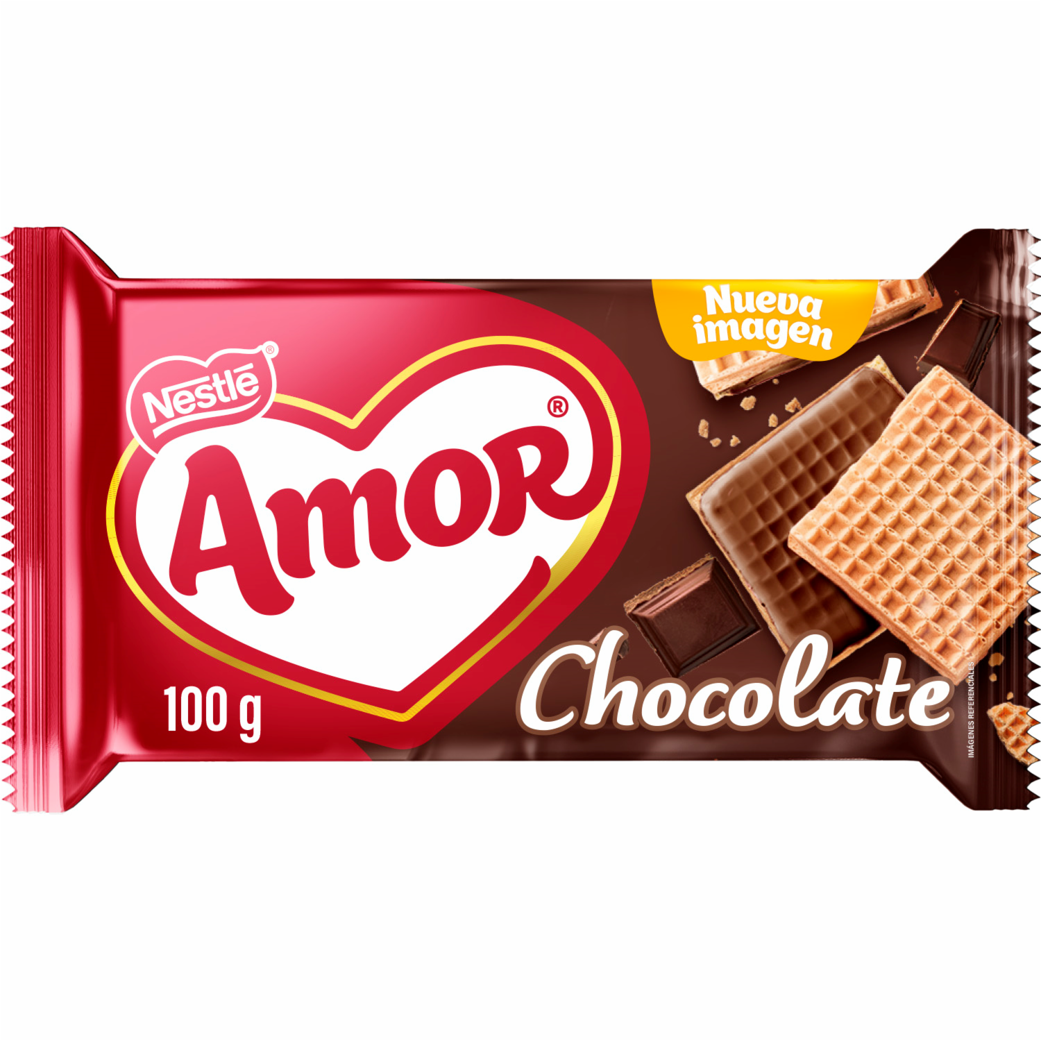 Galletas Dulces Waffer Chocolate AMOR 100 G