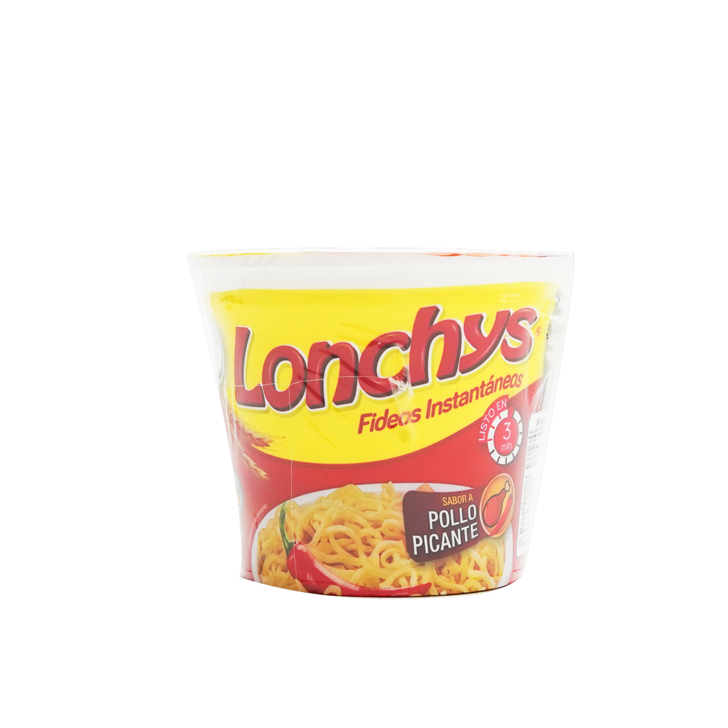 Fideo Instantáneo Sabor A Pollo Picante LONCHYS 63 G