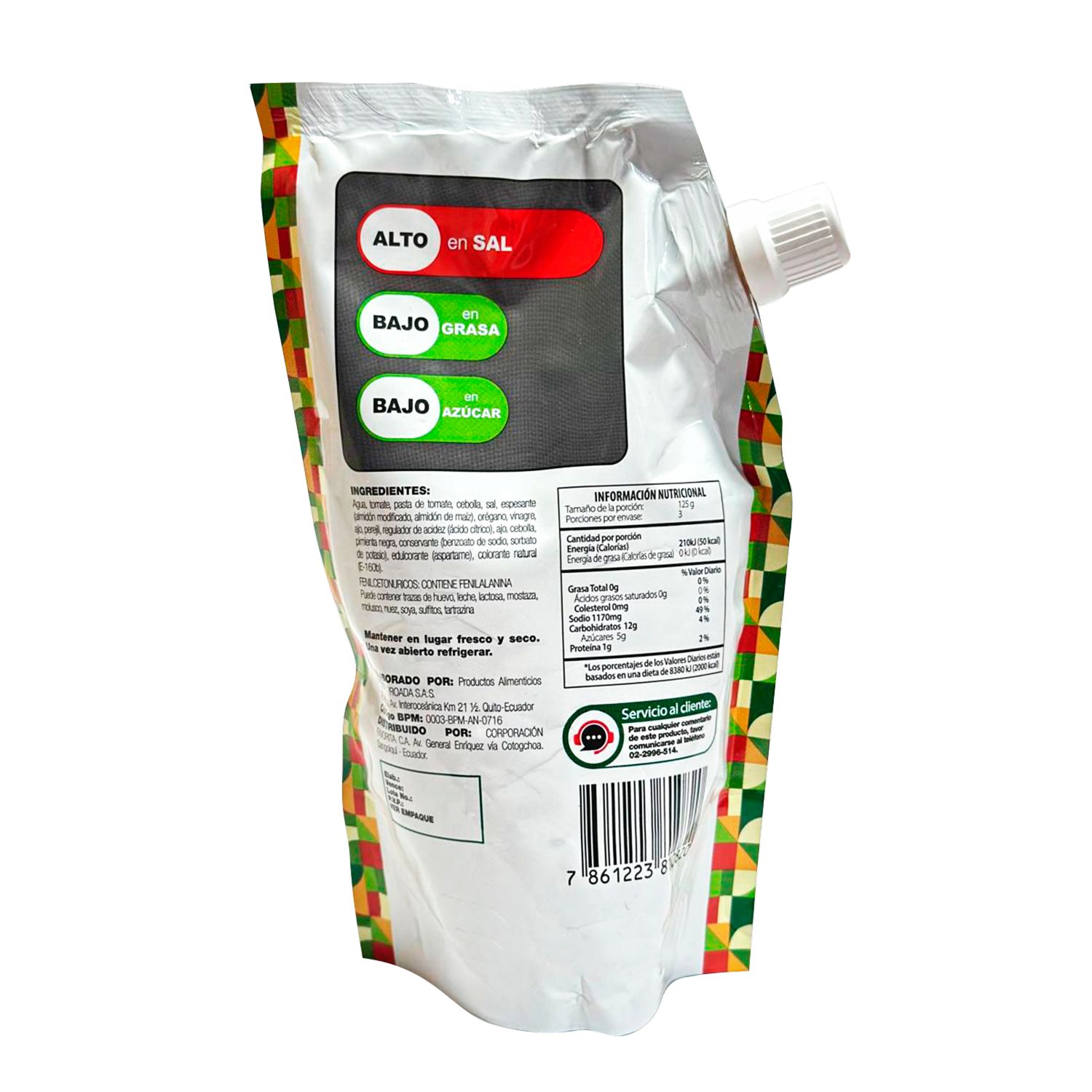 Salsa Spaguetti Clásica EL ARTESANAL Doypack 350 G