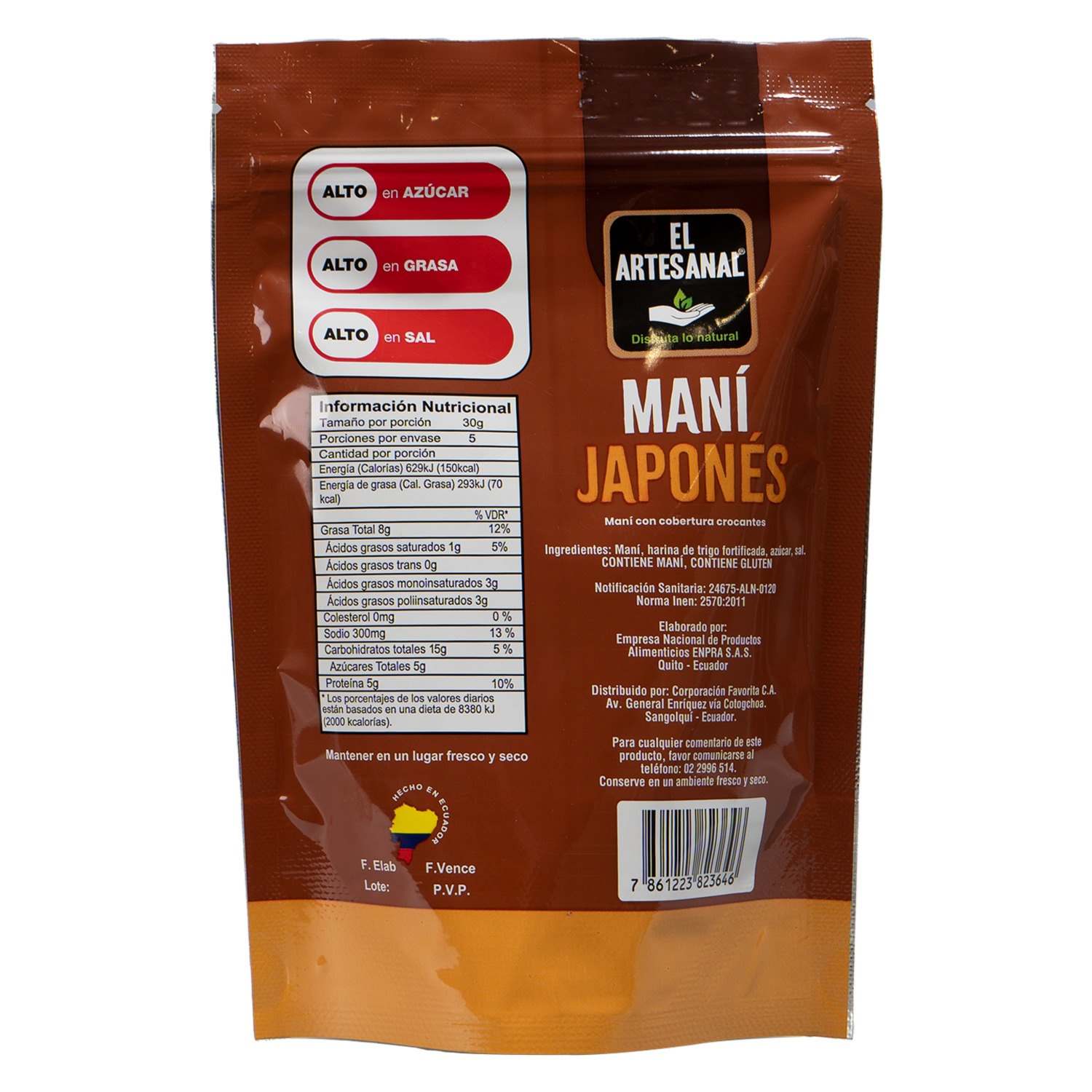 Maní Japones LA ORIGINAL 150 G