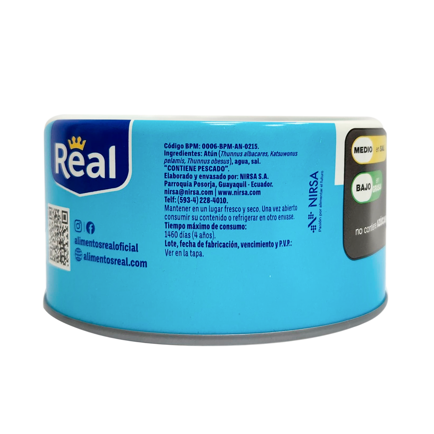 Atún Lomitos En Agua REAL 350 G