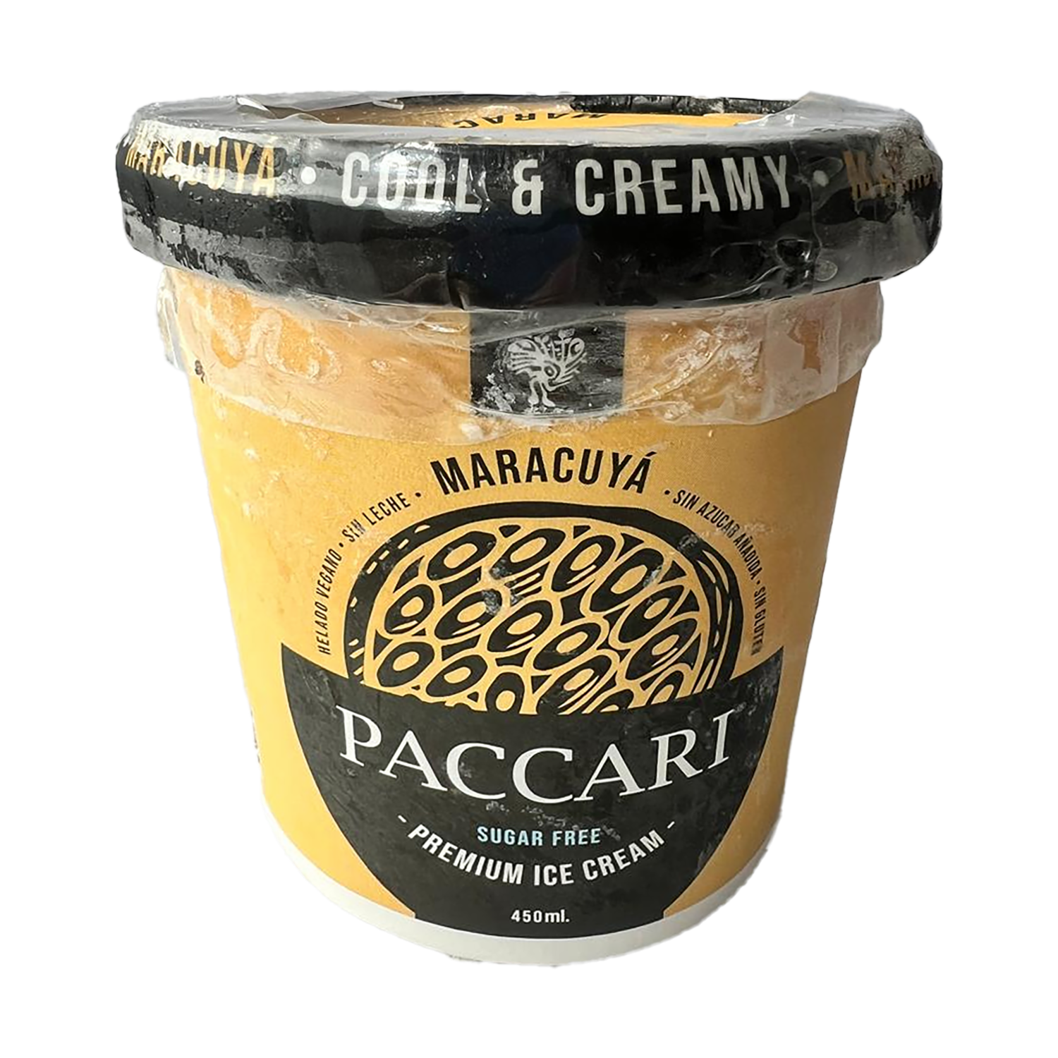 Helado De Maracuyá Sin Azúcar PACCARI 450 G