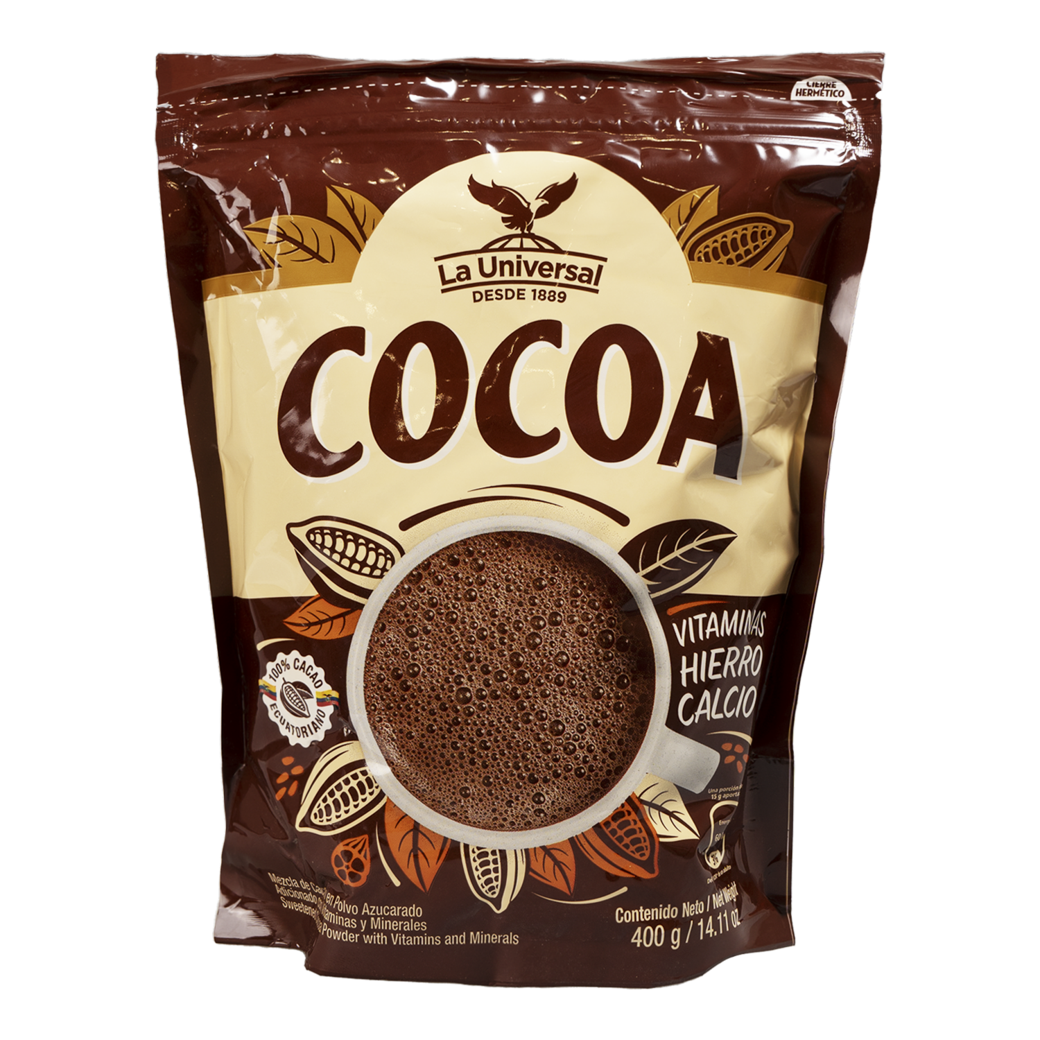 Cocoa En Polvo Con Vitaminas COCOA 400 G