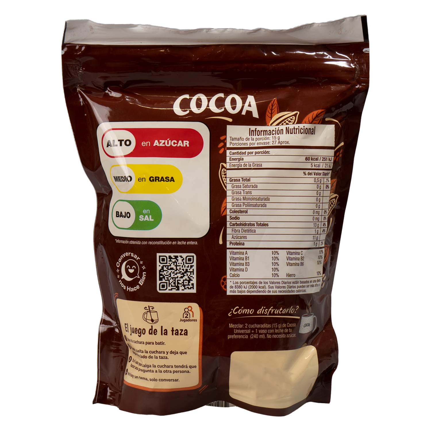 Cocoa En Polvo Con Vitaminas COCOA 400 G