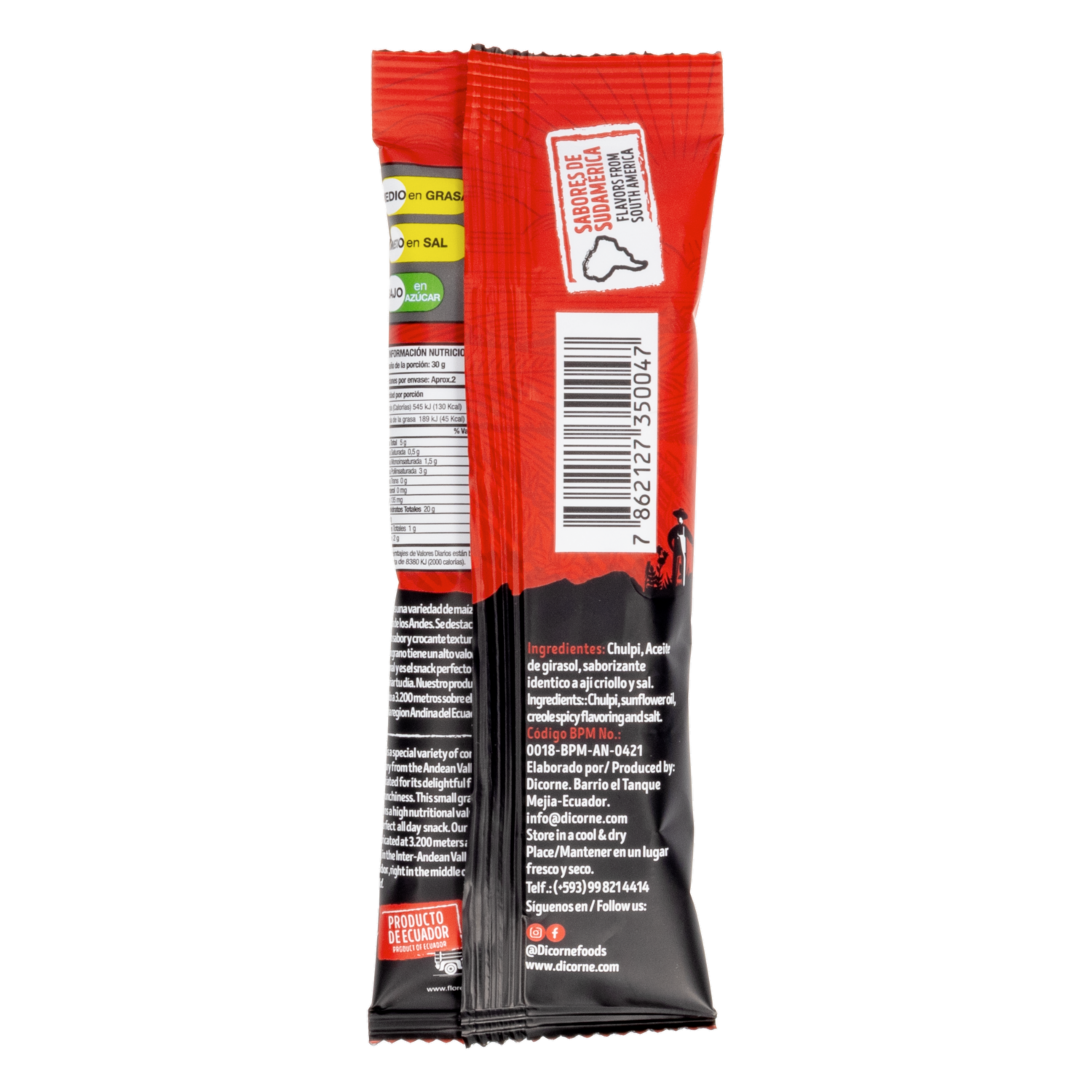 Chulpi Sabor Ají Criollo DICORNE 35 G