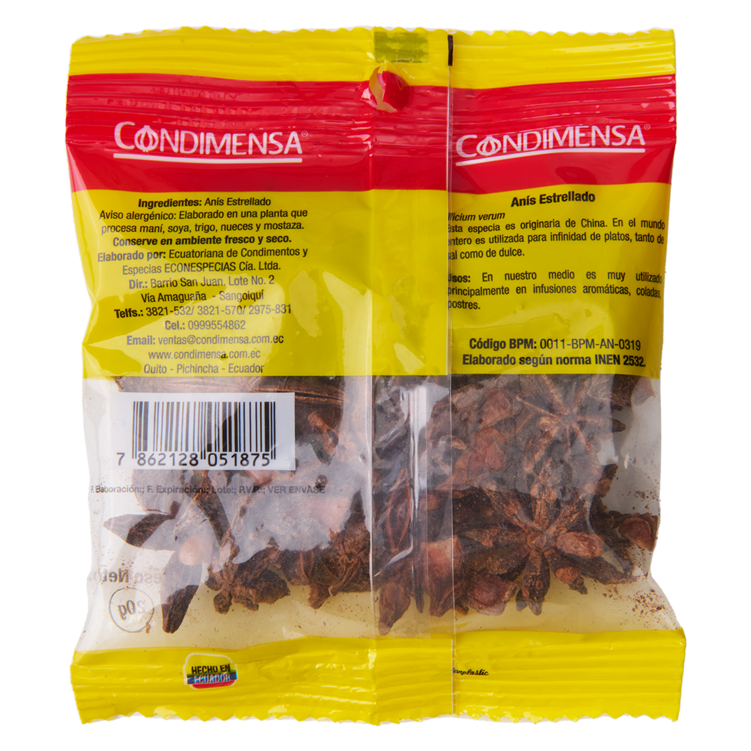 Anis Estrellado CONDIMENSA 20 G