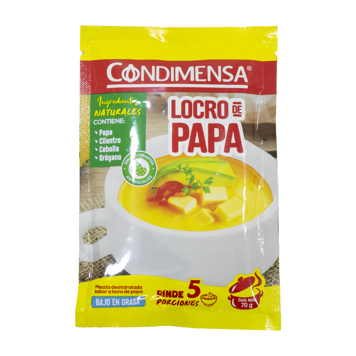 Sopa Instantánea Locro De Papas En Polvo Premezcla CONDIMENSA 70 G