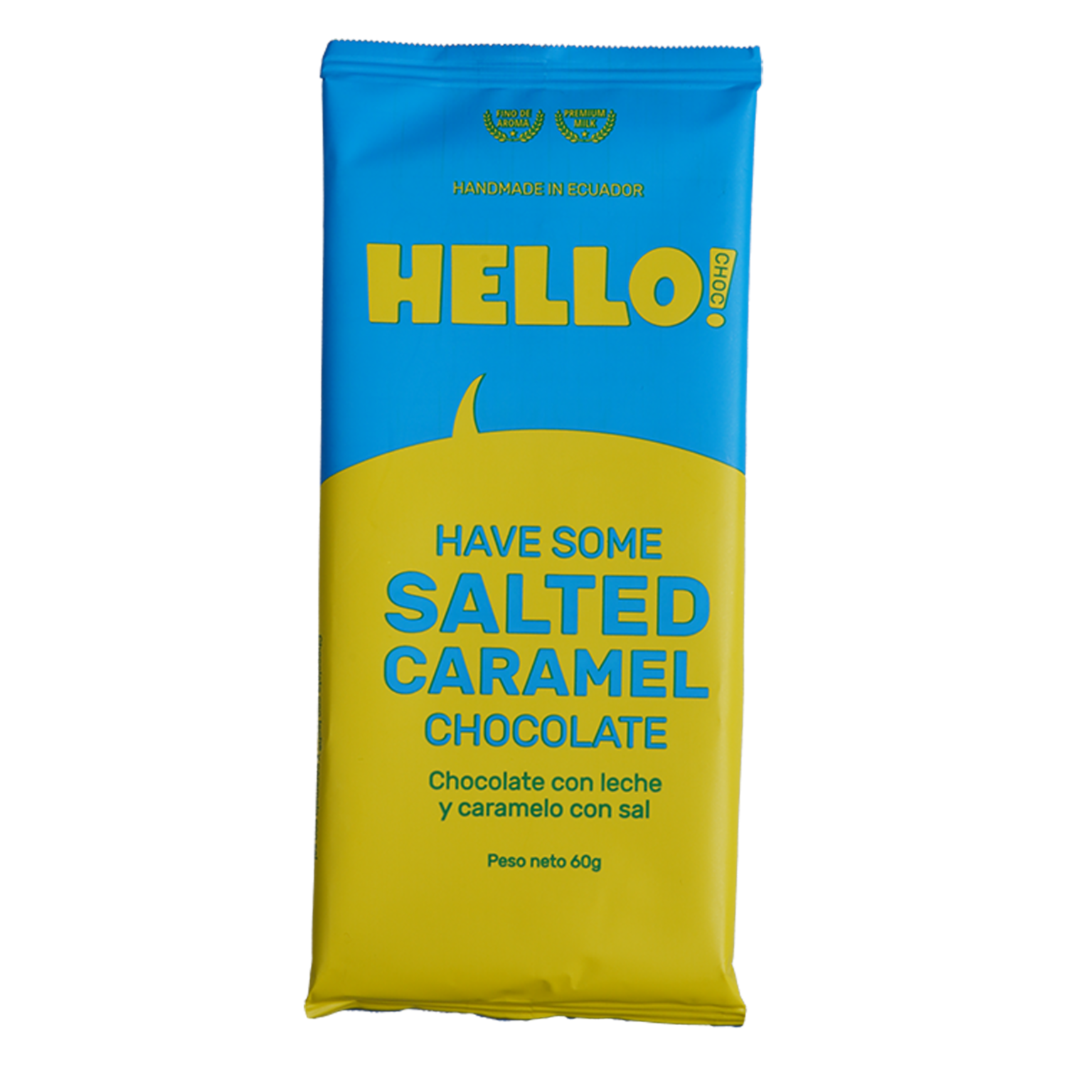 Chocolate Con Leche Caramelo Y Sal HELLO CHOC 60 G